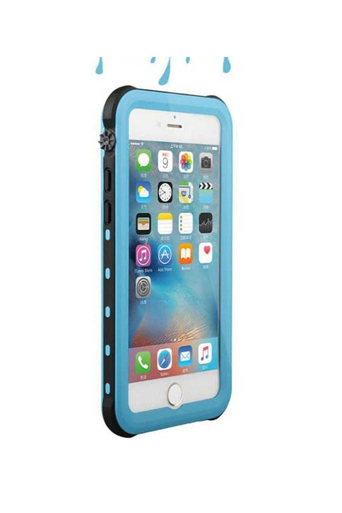 Apple iPhone 8 Plus Uyumlu Kılıf 1-1 Su Geçirmez Kılıf