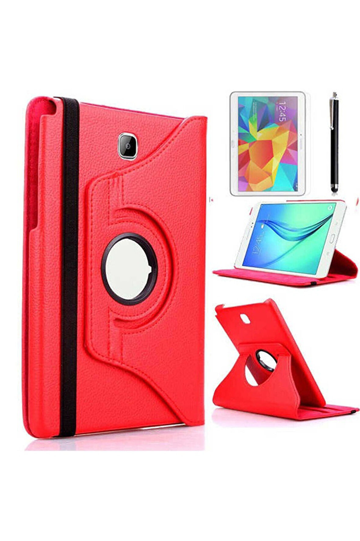 Samsung Galaxy Tab A T580 10.1 Uyumlu Zore Dönebilen Standlı Kılıf