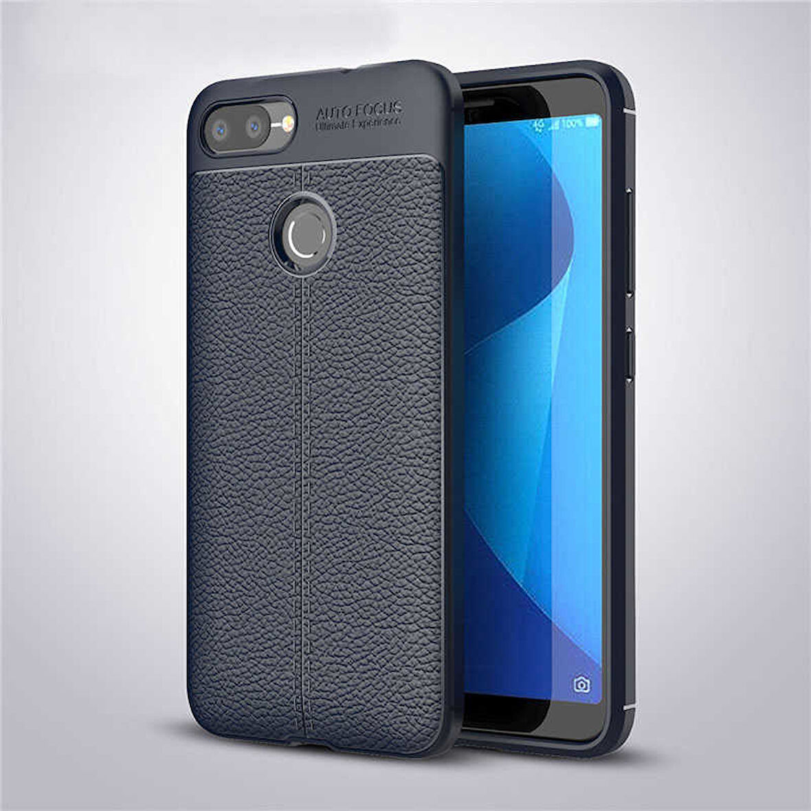 Asus Zenfone Max Plus (M1) ZB570TL Uyumlu Kılıf Zore Niss Silikon Kapak Kırmızı