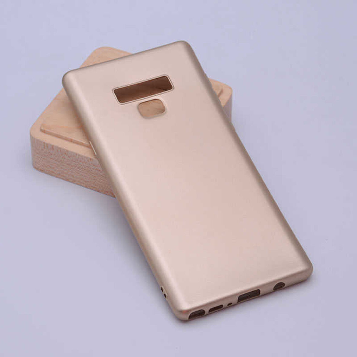 Samsung Galaxy Note 9 Uyumlu Kılıf Zore Premier Silikon Kapak Mürdüm