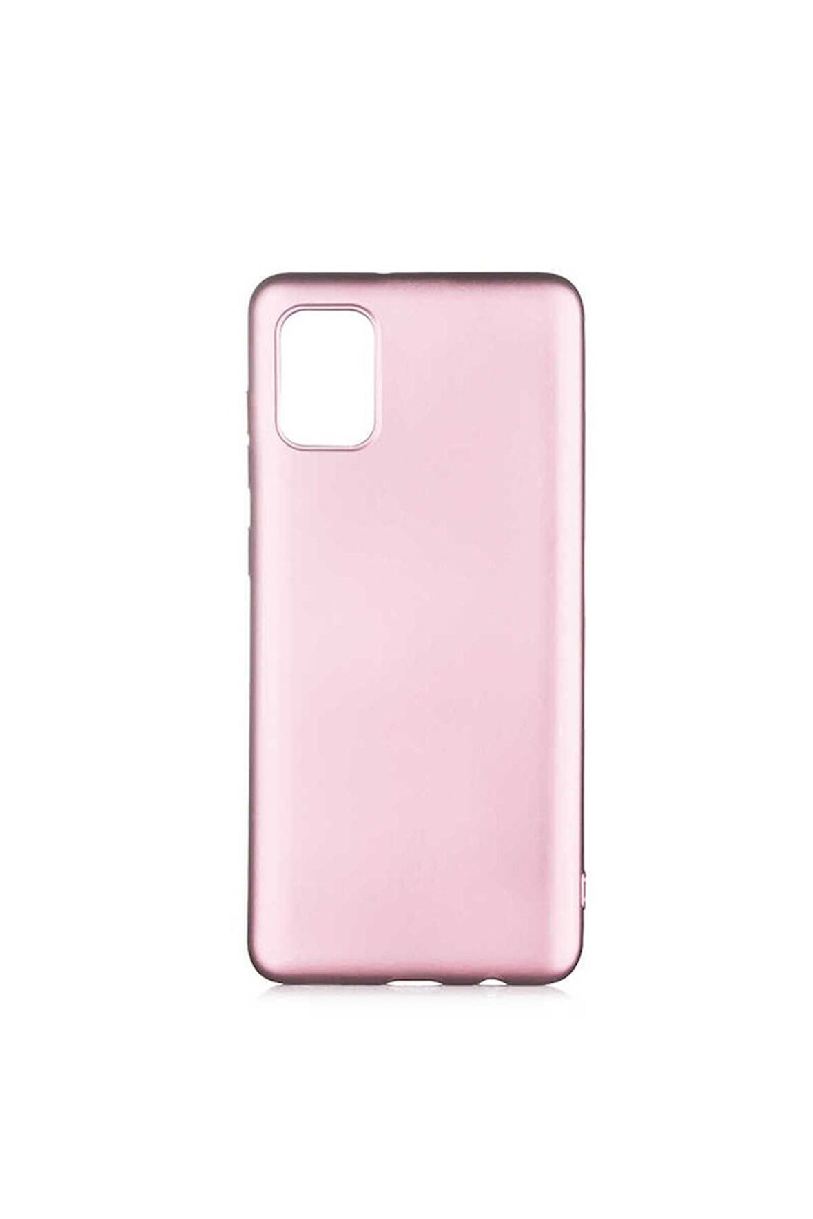 Samsung Galaxy A31 Uyumlu Kılıf Zore Premier Silikon Kapak Rose Gold