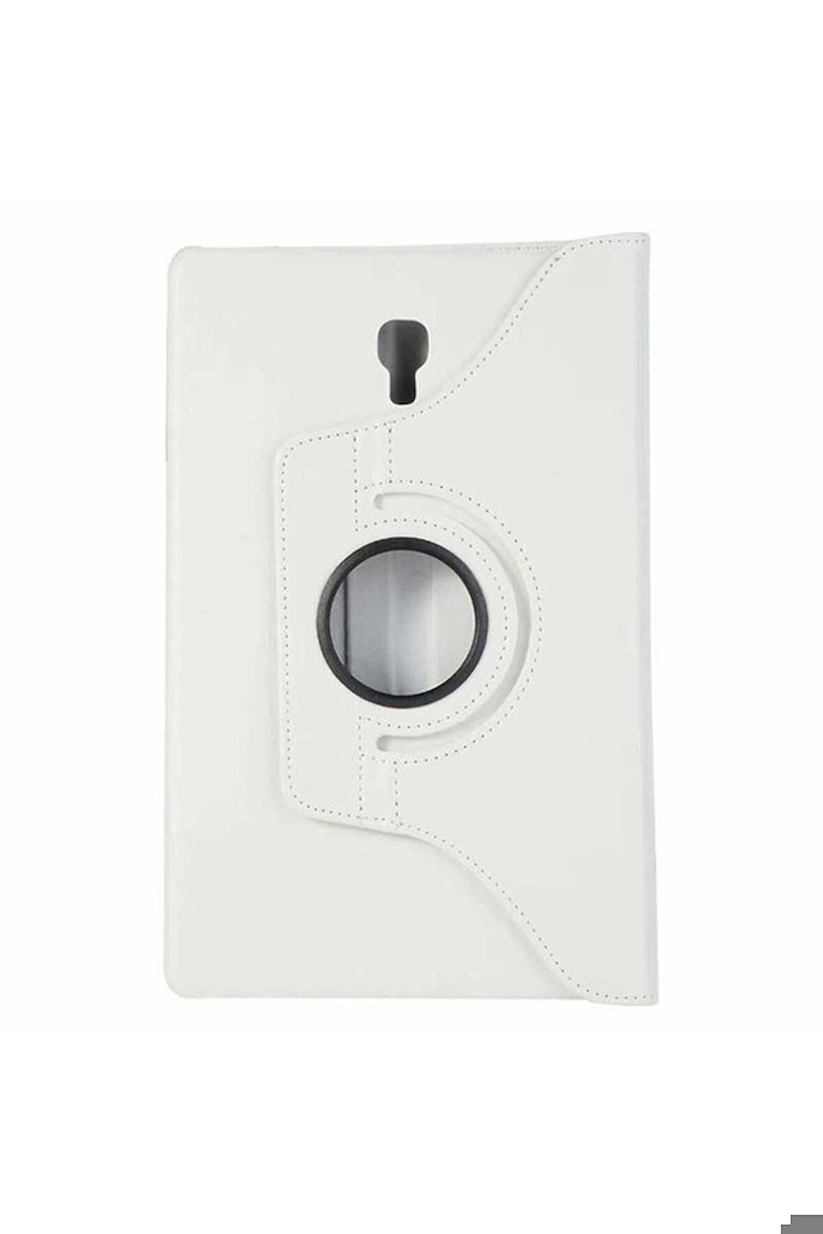 Samsung Galaxy Tab A T590 Uyumlu Zore Dönebilen Standlı Kılıf Beyaz