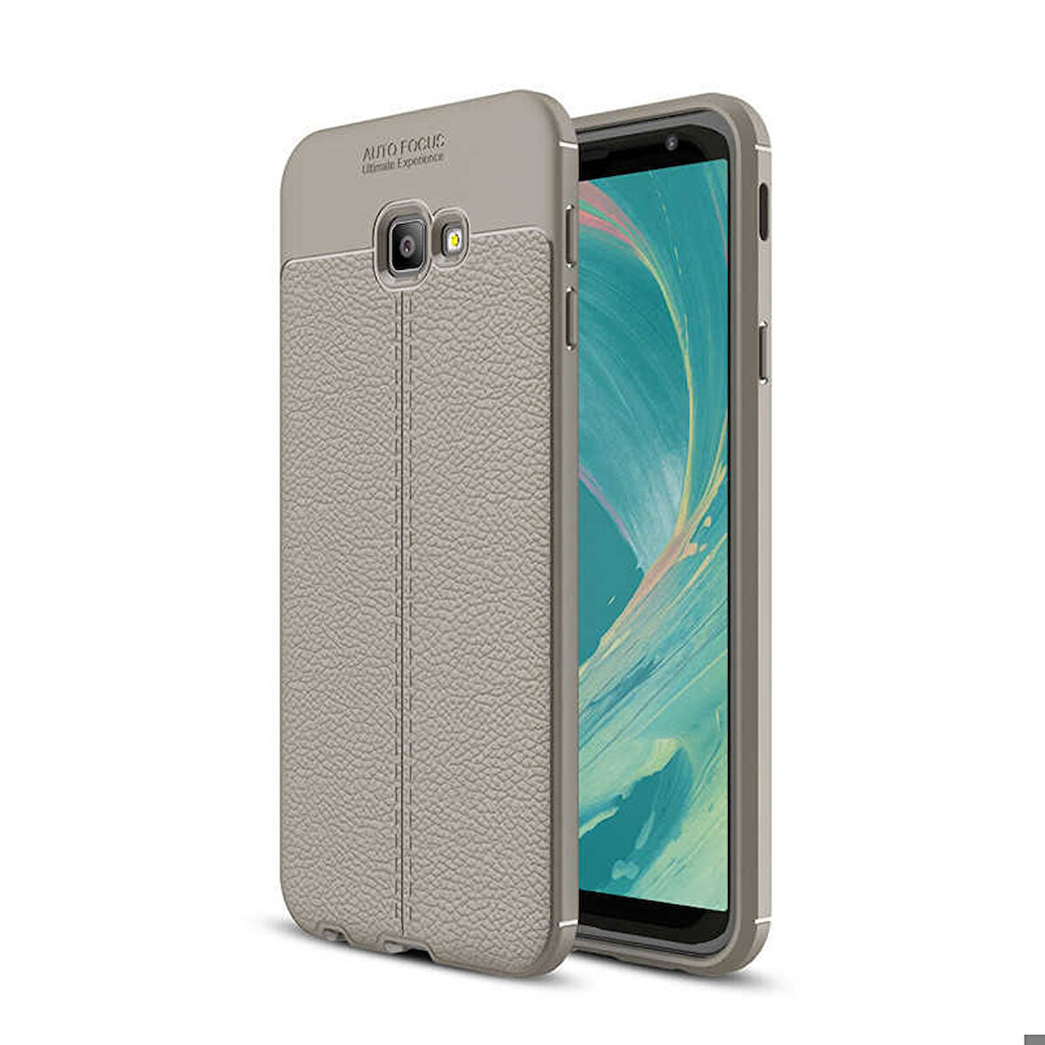 Samsung Galaxy J4 Plus Uyumlu Kılıf Zore Niss Silikon Kapak Gri