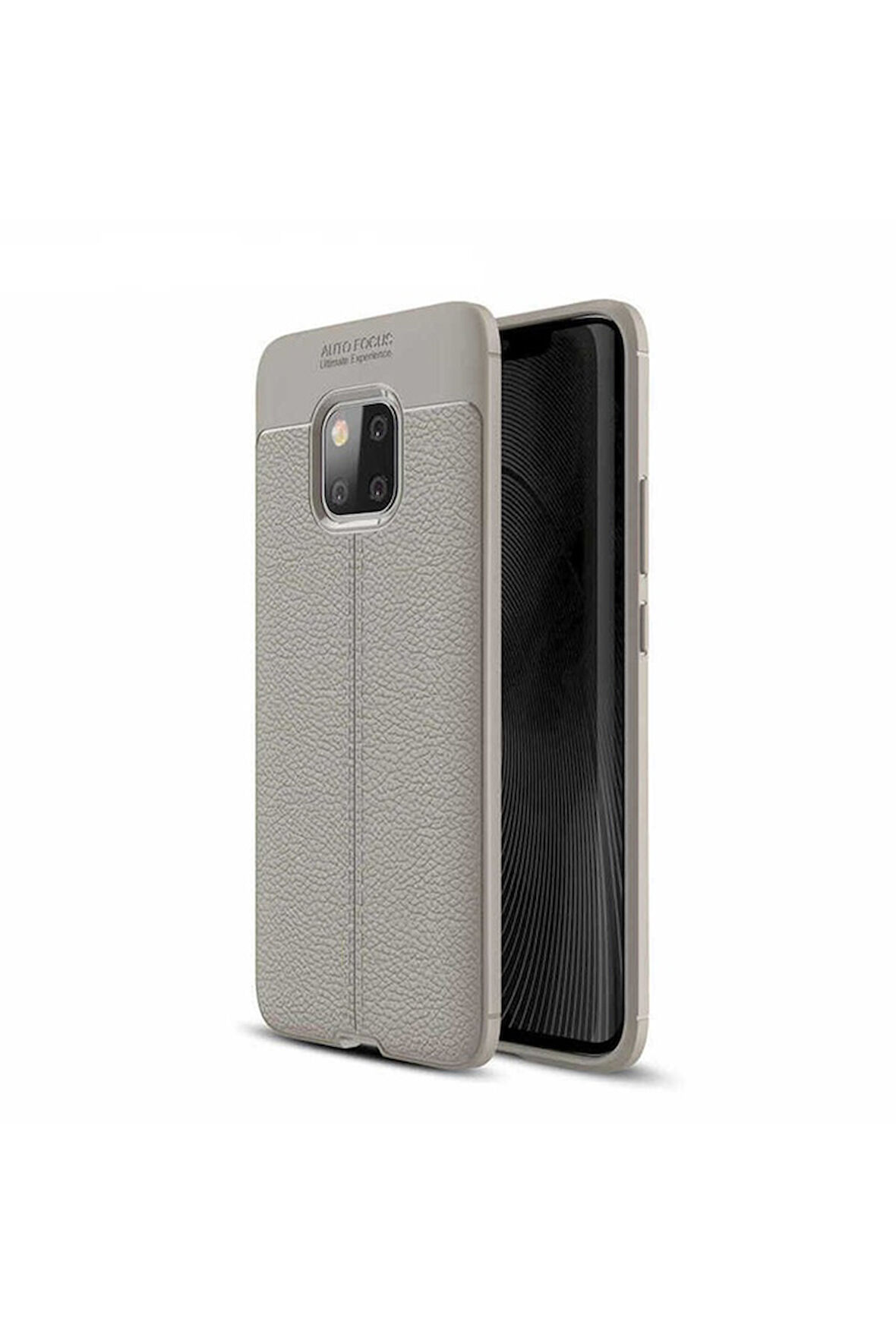 Huawei Mate 20 Pro Uyumlu Kılıf Zore Niss Silikon Kapak Gri