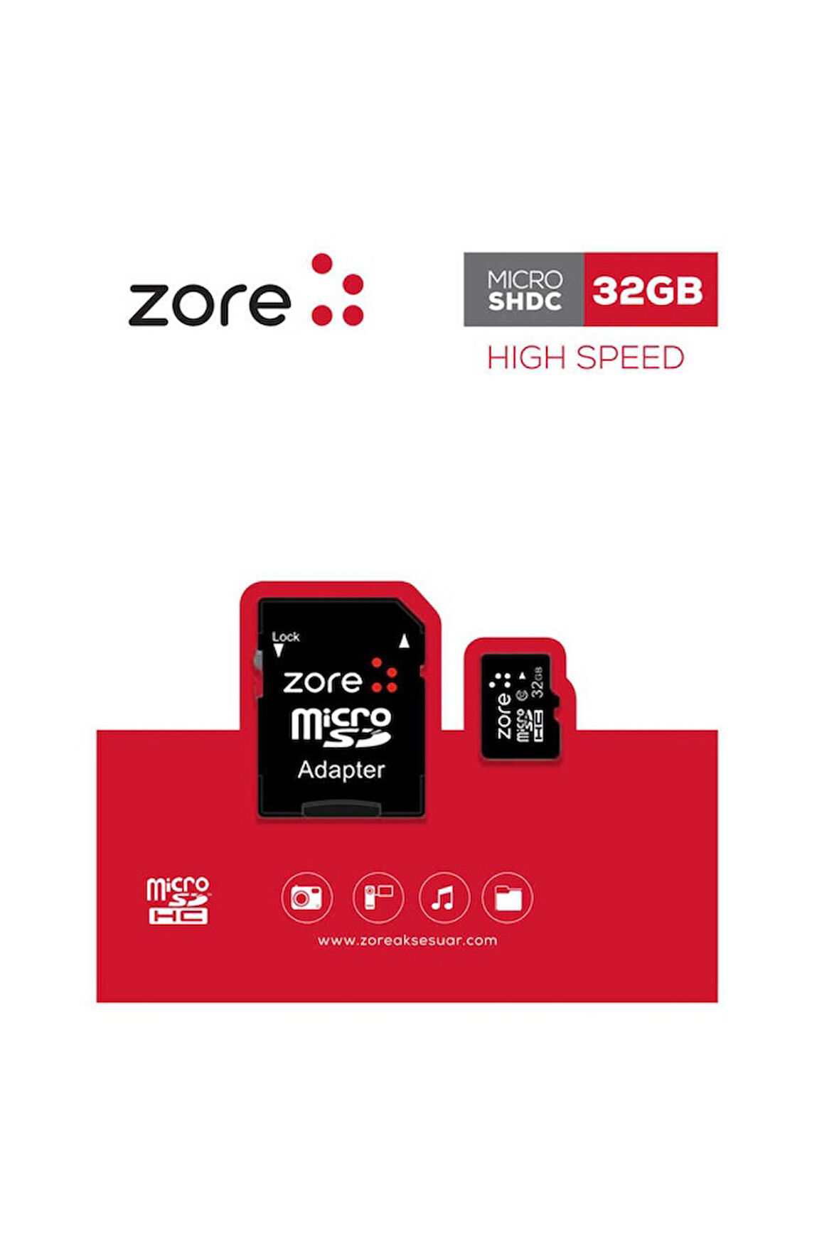 Zore Micro SD Hafıza Kartı 32GB