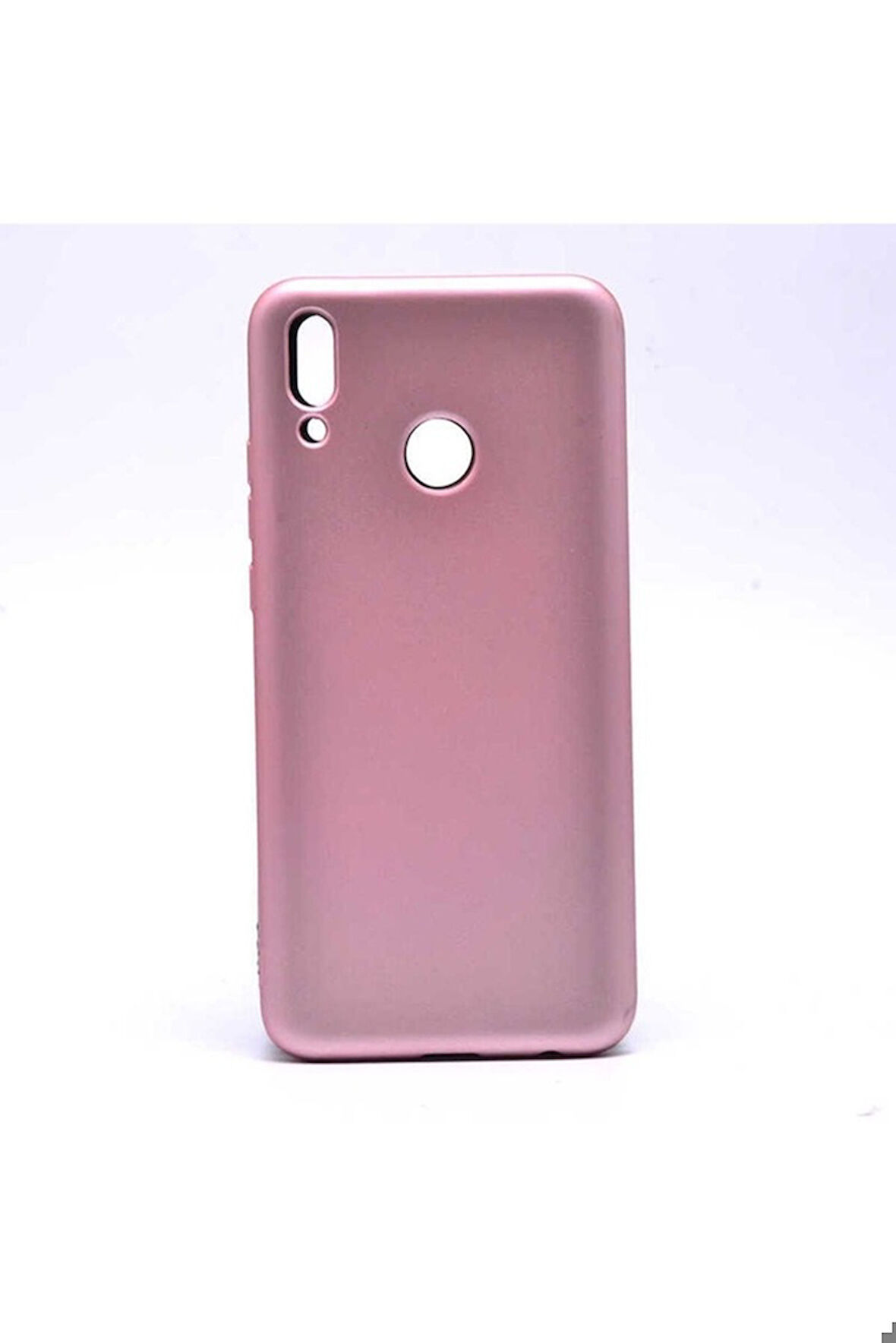 Huawei Y9 2019 Uyumlu Kılıf Zore Premier Silikon Kapak Rose Gold