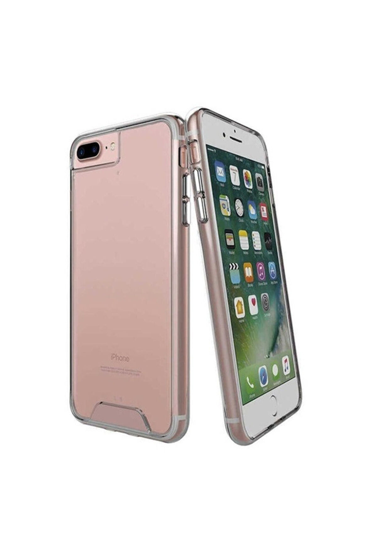 Apple iPhone 8 Plus Uyumlu Kılıf Zore Gard Silikon