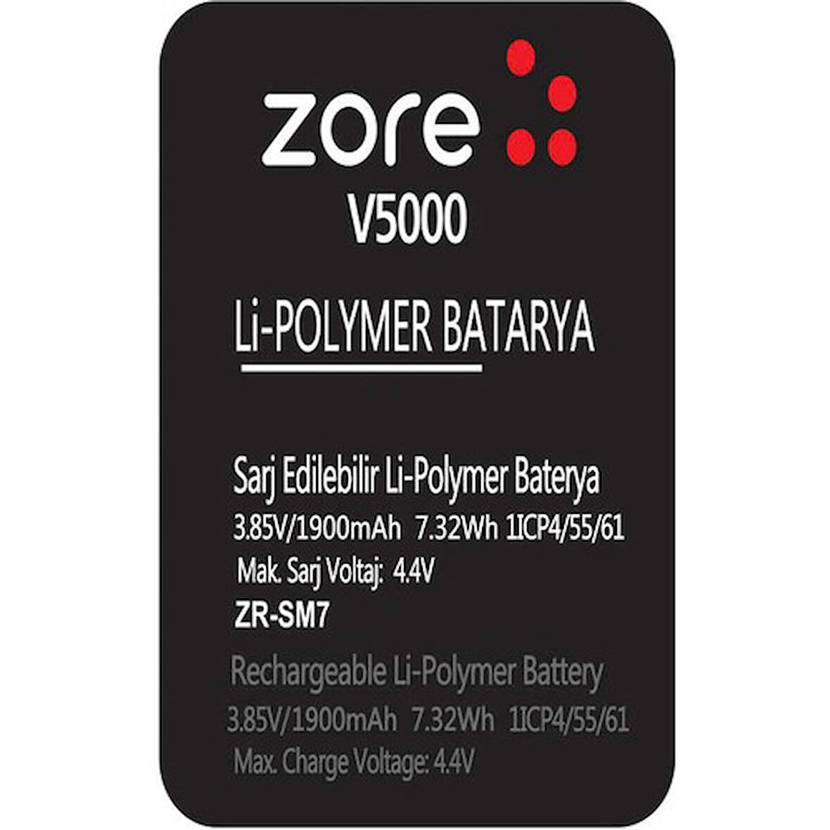 Vestel Venüs 5000 Zore Quality Batarya