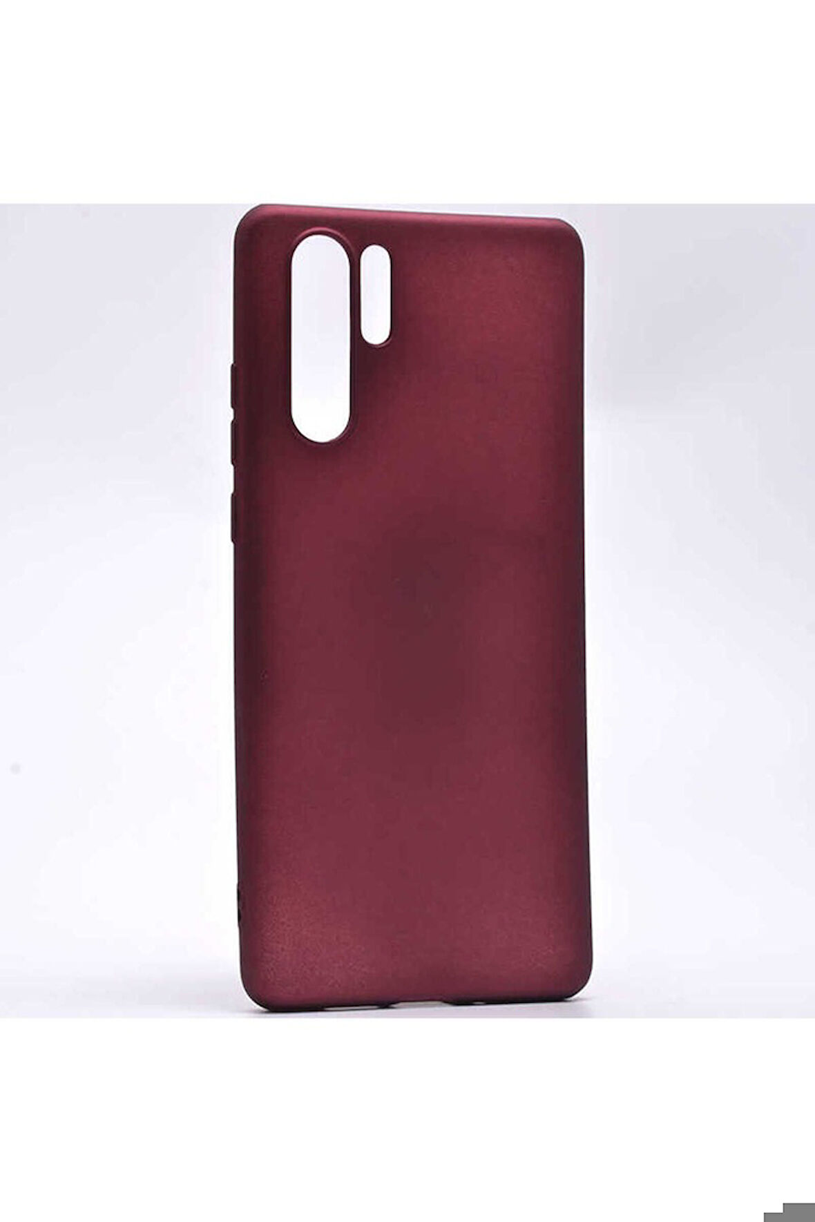 Huawei P30 Pro Uyumlu Kılıf Zore Premier Silikon Kapak Mürdüm