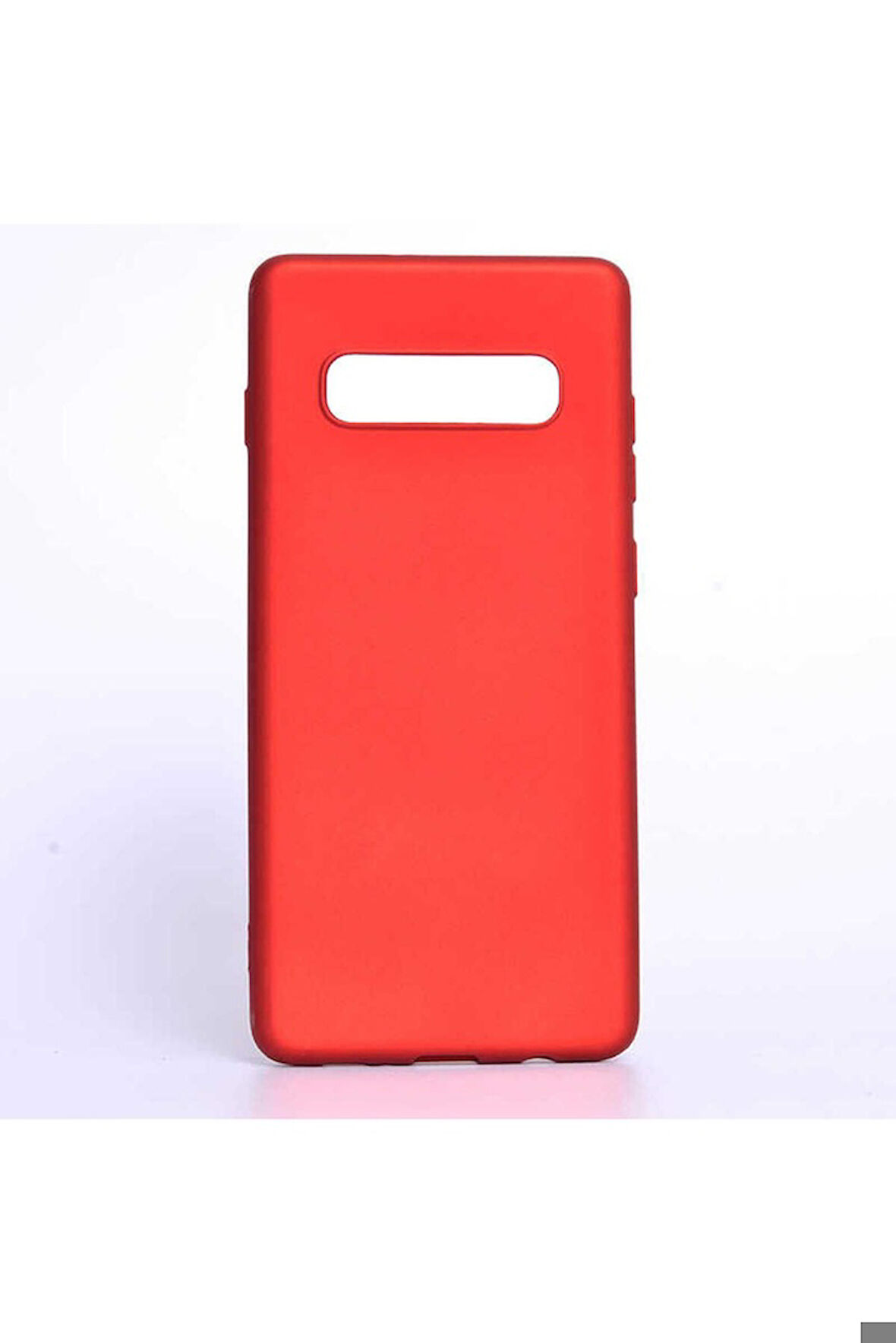 Samsung Galaxy S10 Plus Uyumlu Kılıf Zore Premier Silikon Kapak Kırmızı