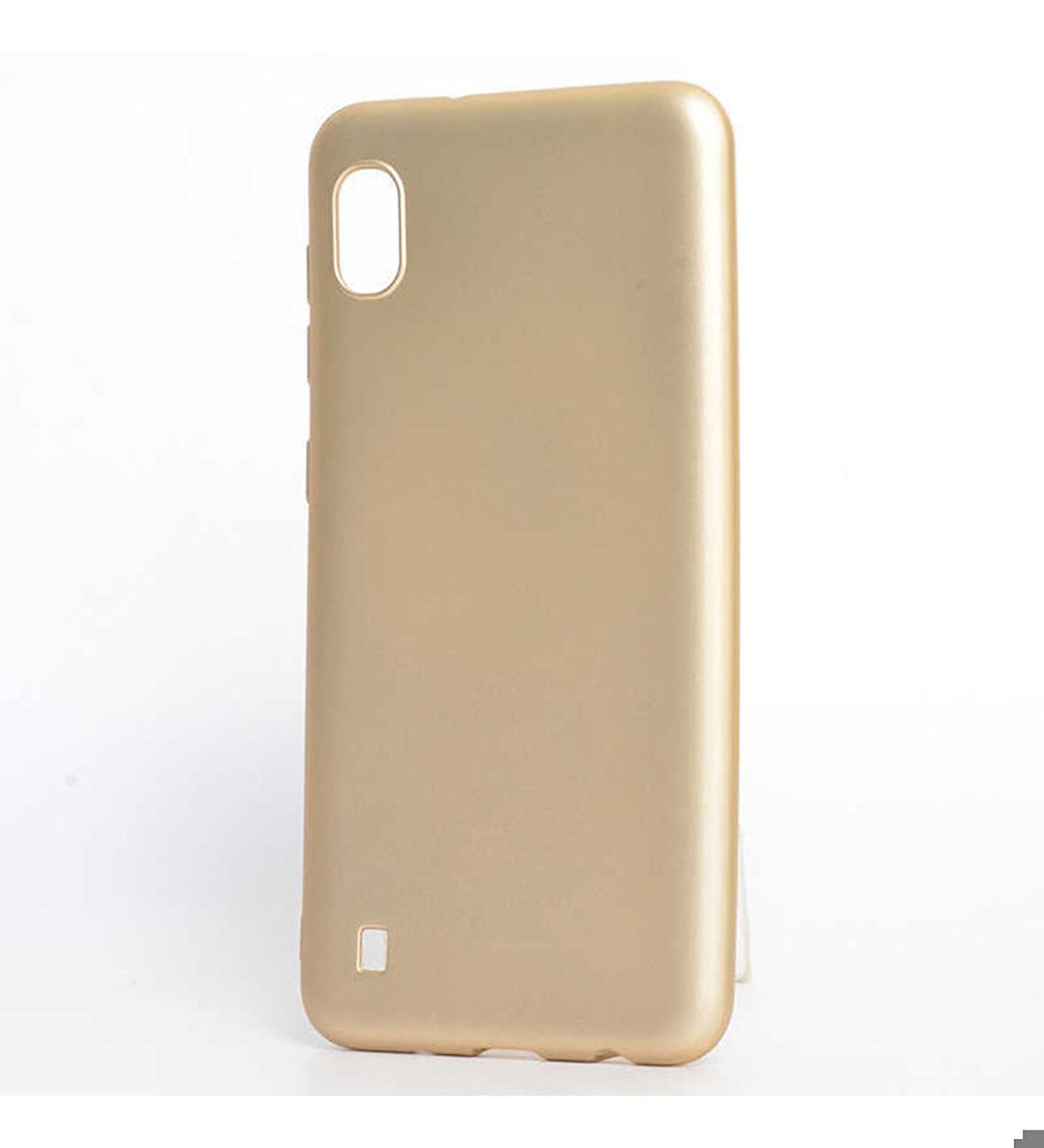 Samsung Galaxy A10 Uyumlu Kılıf Zore Premier Silikon Kapak Gold