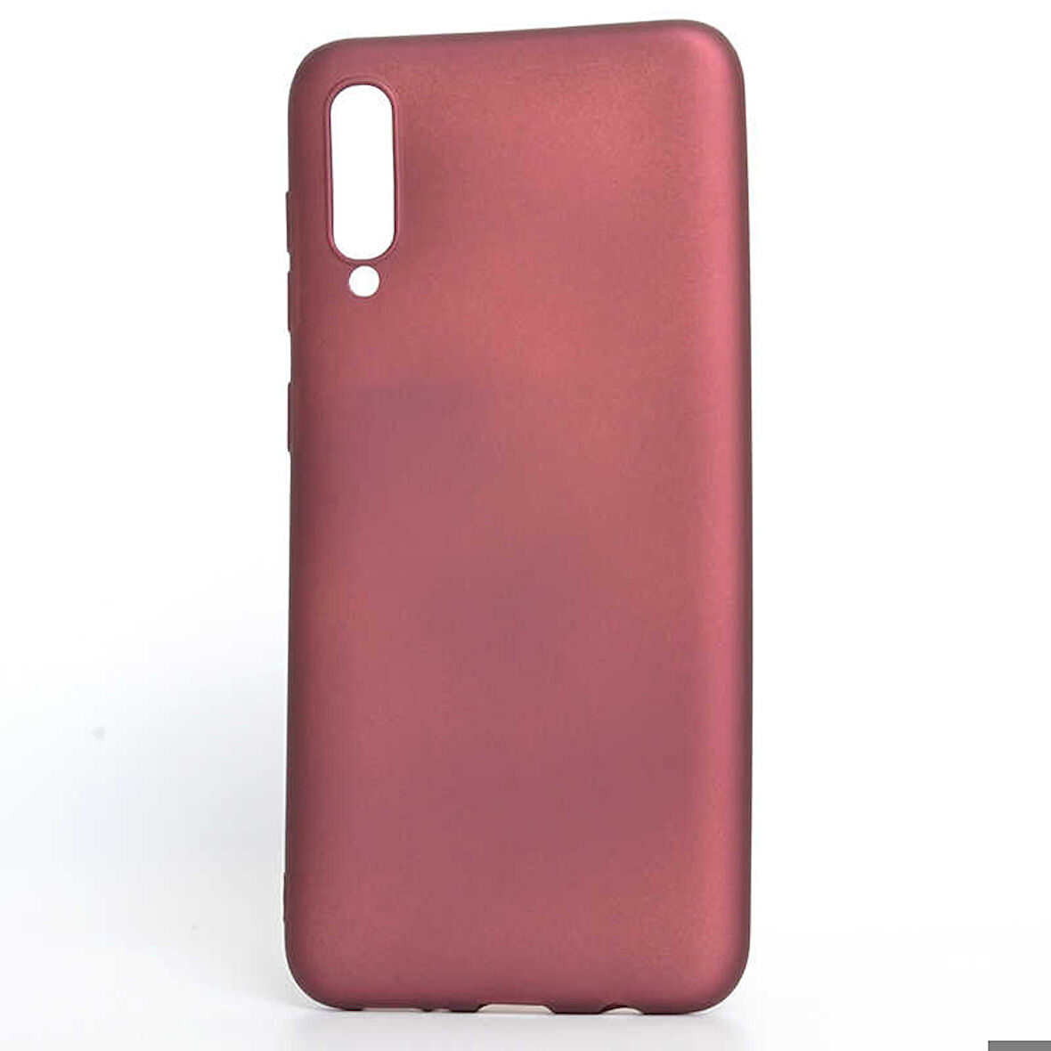 Samsung Galaxy A50 Uyumlu Kılıf Zore Premier Silikon Kapak Mürdüm