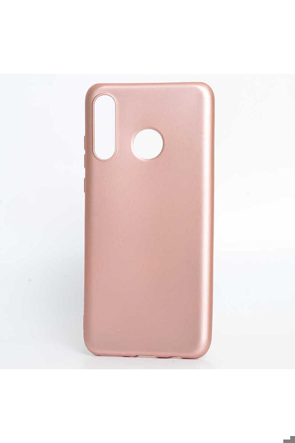 Huawei P30 Lite Uyumlu Kılıf Zore Premier Silikon Kapak Rose Gold