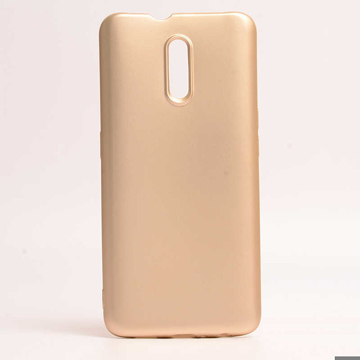 Oppo Reno Uyumlu Kılıf Zore Premier Silikon Kapak Gold