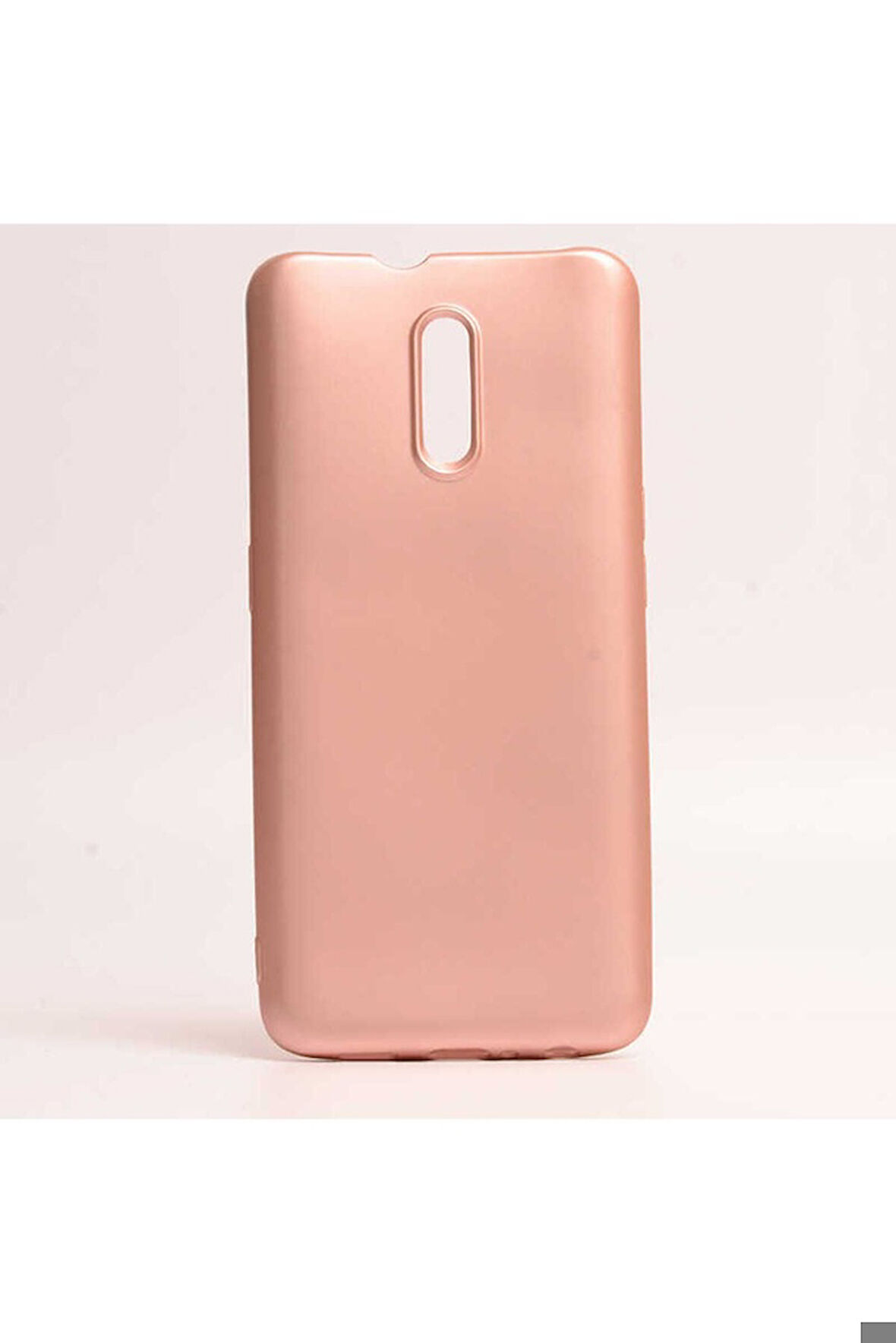 Oppo Reno Uyumlu Kılıf Zore Premier Silikon Kapak Rose Gold