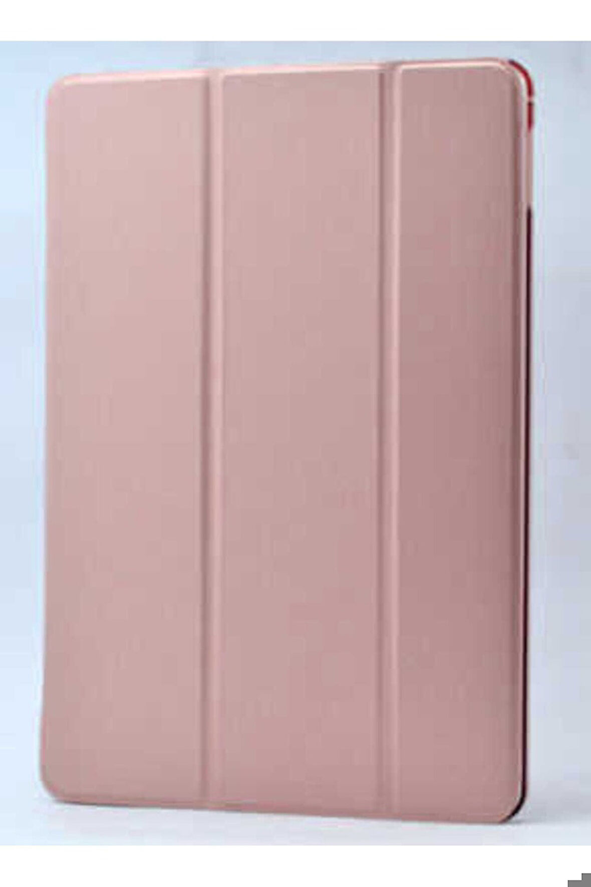 Apple iPad 9.7 2018 (6.Nesil) Uyumlu Zore Smart Cover Standlı 1-1 Kılıf Rose Gold