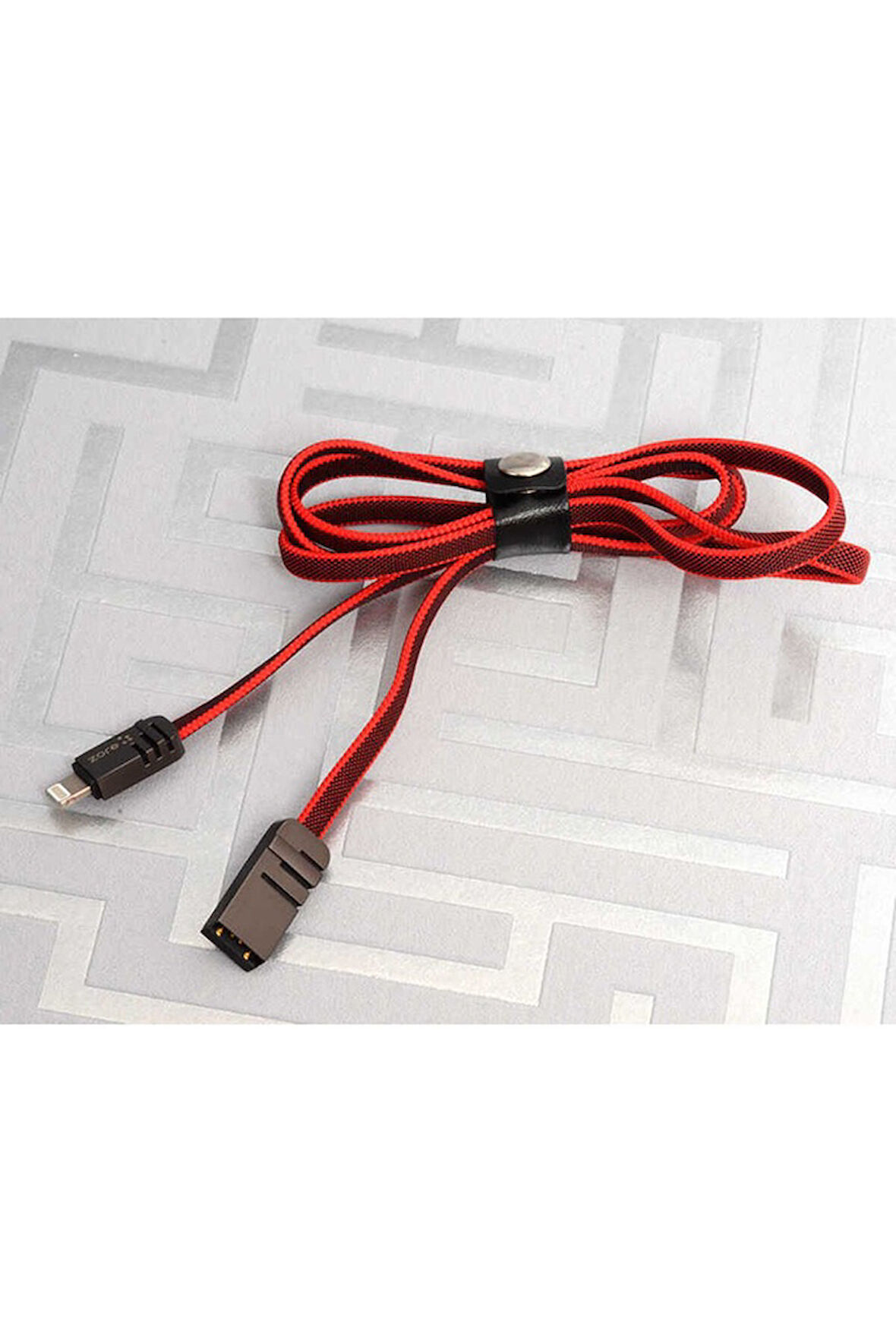 Zore Mest Lightning Usb Kablo 1M Kırmızı