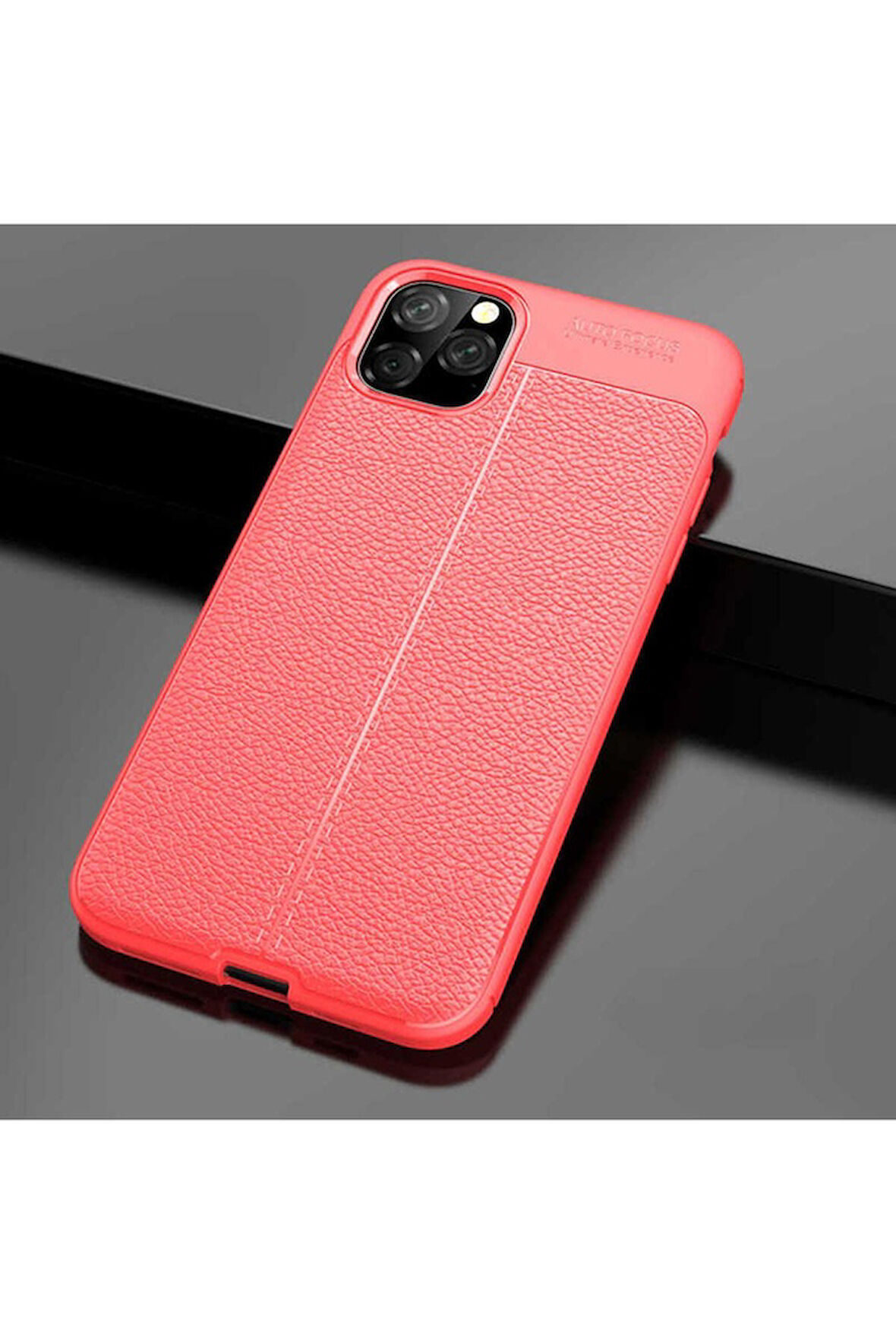 Apple iPhone 11 Pro Uyumlu Kılıf Zore Niss Silikon Kapak Kırmızı
