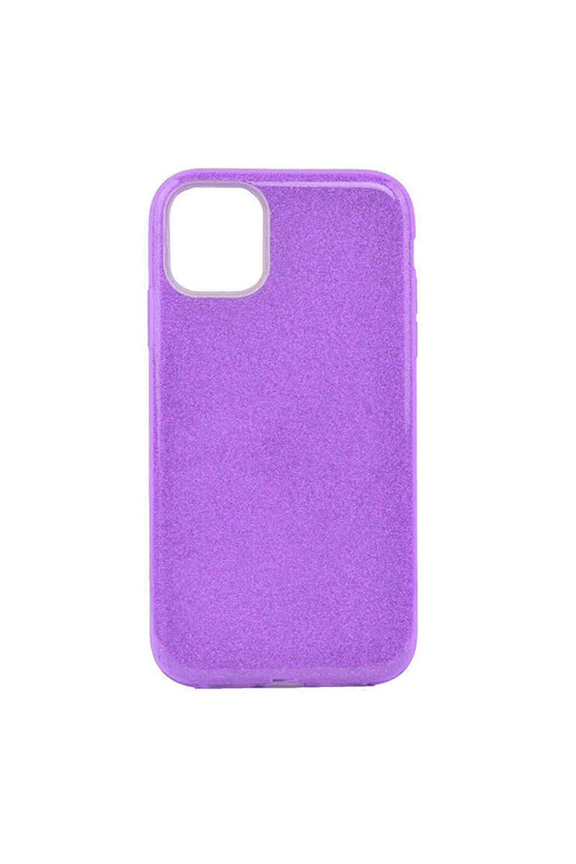 Apple iPhone 11 Pro Uyumlu Kılıf Zore Shining Silikon Mor