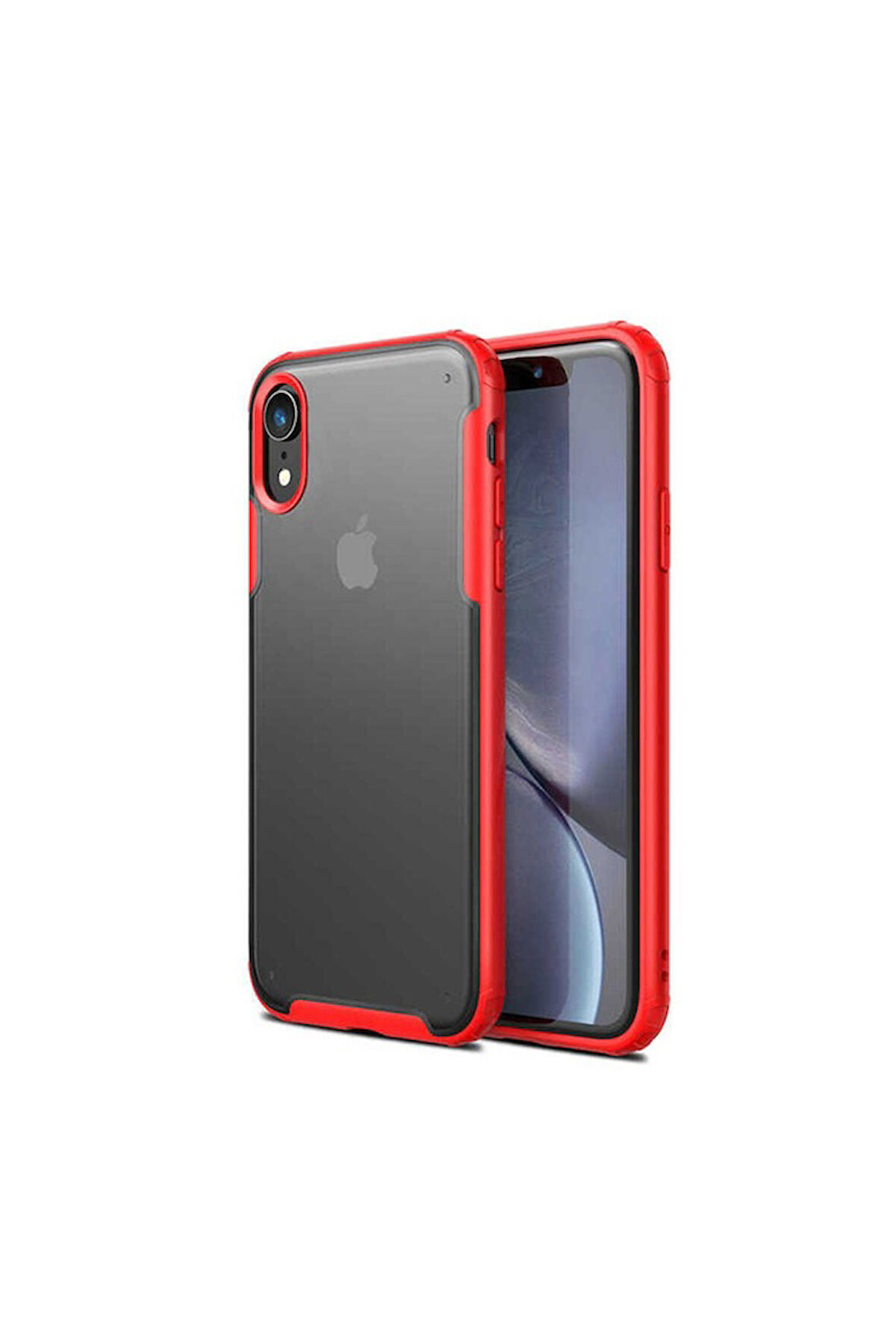 Apple iPhone XR Uyumlu Kılıf Zore Volks Kapak Kırmızı