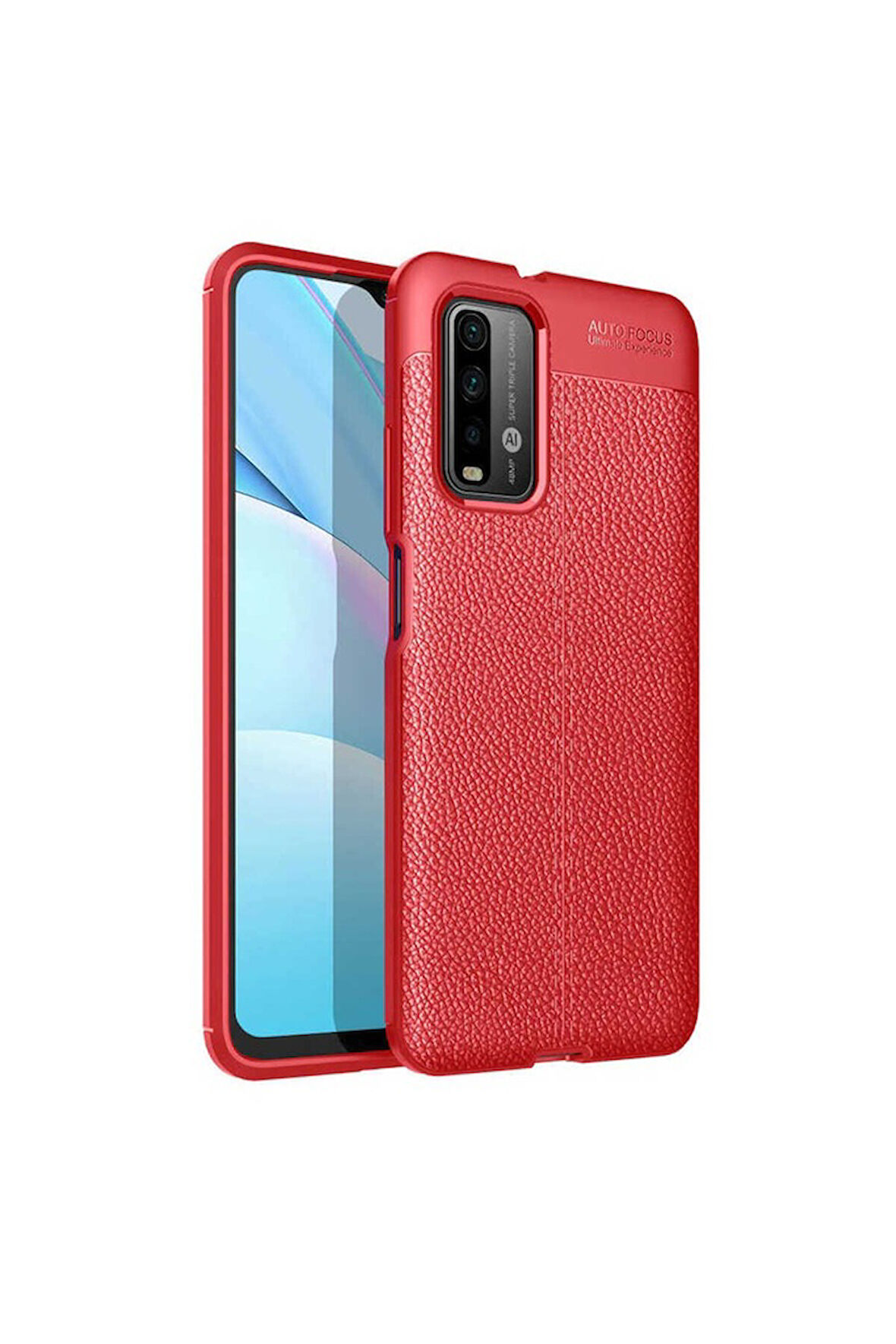 Xiaomi Redmi Note 9 4G Uyumlu Kılıf Zore Niss Silikon Kapak Kırmızı