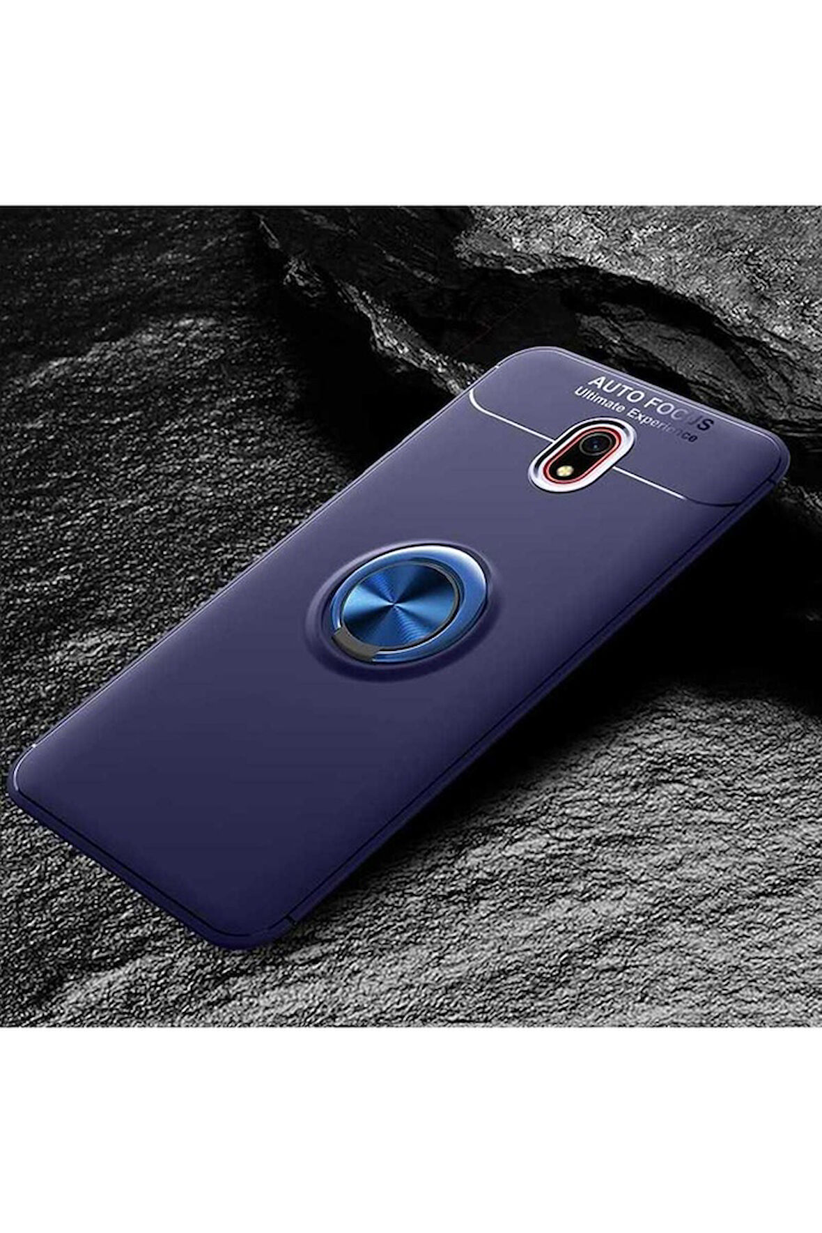 Xiaomi Redmi 8A Uyumlu Kılıf Zore Ravel Silikon Kapak Mavi