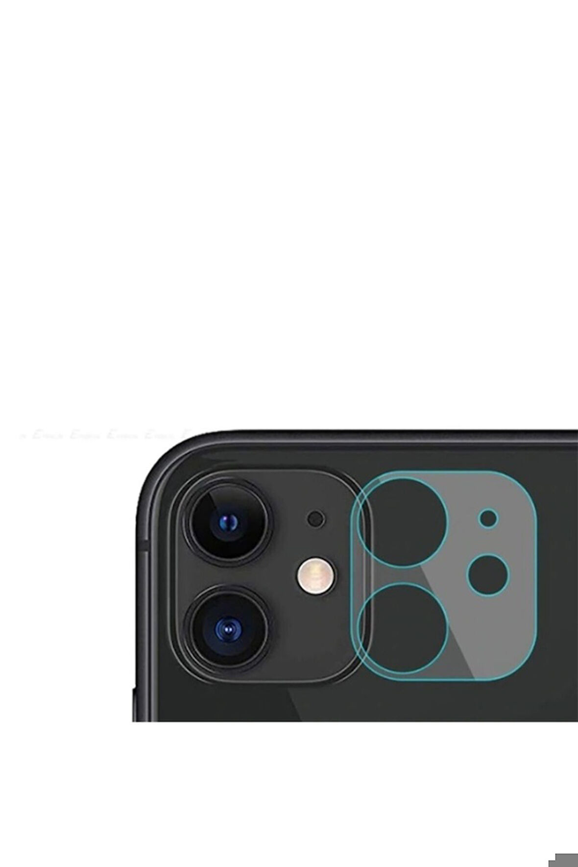 Apple iPhone 11 Uyumlu Zore 3D Full Kamera Koruyucu
