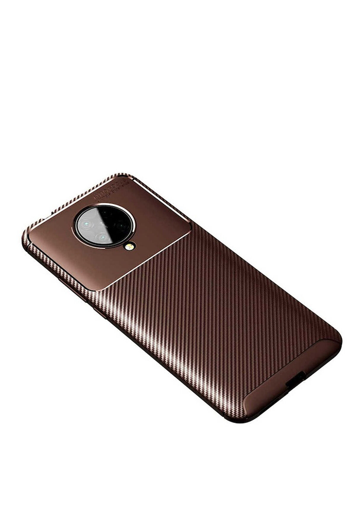 Xiaomi Redmi K30 Pro Uyumlu Kılıf Zore Negro Silikon Kapak Kahverengi