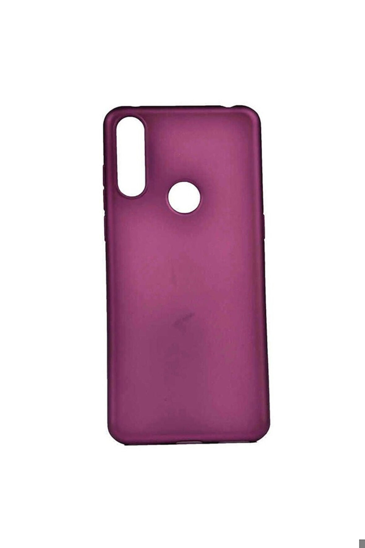 Alcatel 3X 2019 Uyumlu Kılıf Zore Premier Silikon Kapak Mürdüm