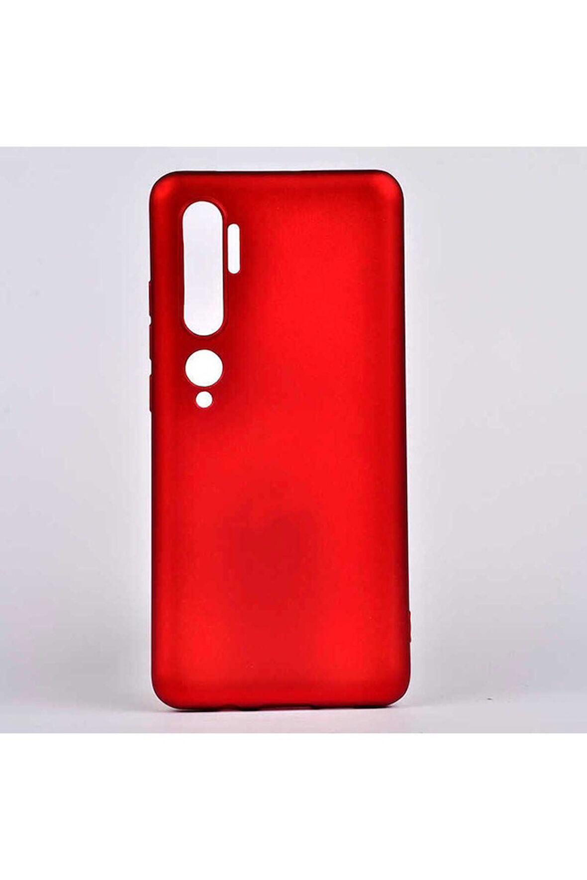 Xiaomi Mi Note 10 Uyumlu Kılıf Zore Premier Silikon Kapak Kırmızı