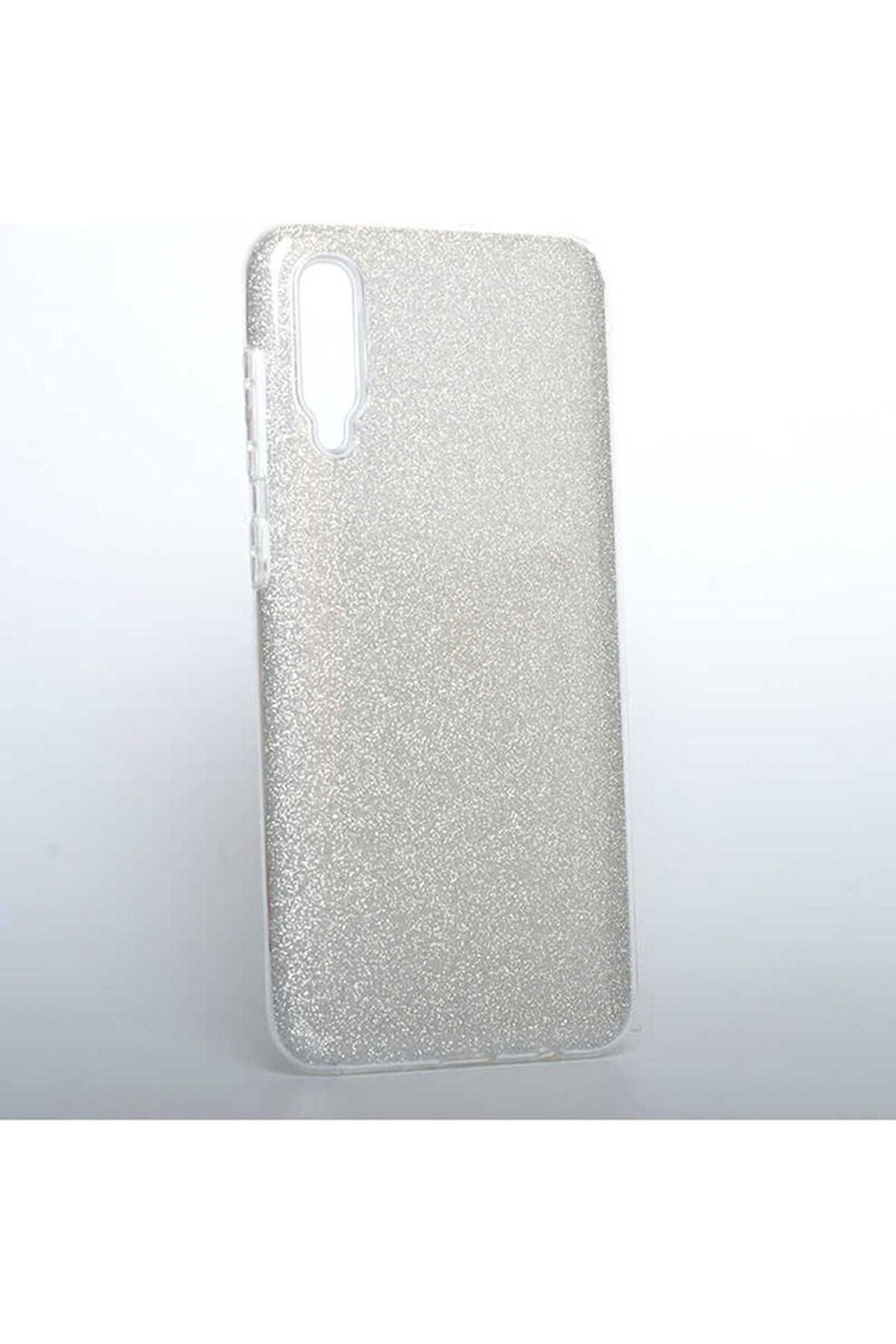 Samsung Galaxy A70 Uyumlu Kılıf Zore Shining Silikon Gri