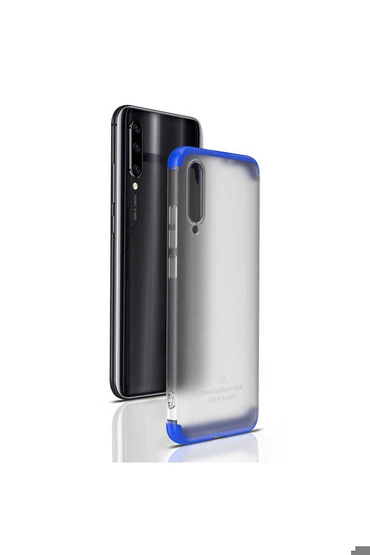 Xiaomi Mi A3 Uyumlu Kılıf Zore Nili Kapak Mavi