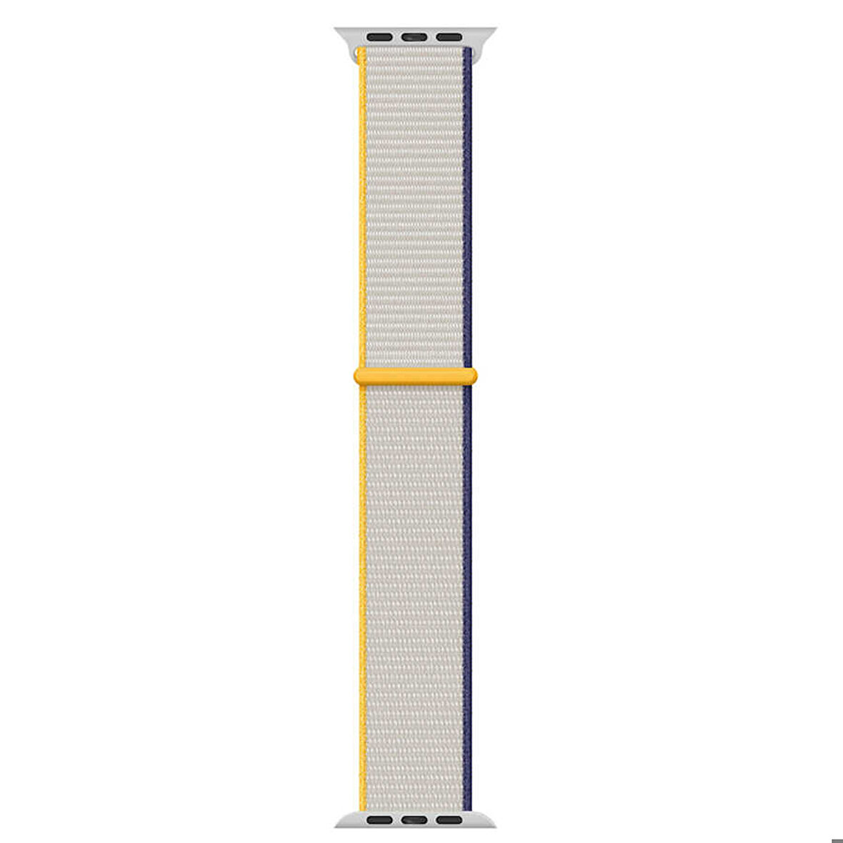 Apple Watch 42mm Uyumlu Kordon Hasır Örgü Cırt Cırtlı Terletmeyen Zore KRD-03 Kumaş Kayış 71-Sea Salt