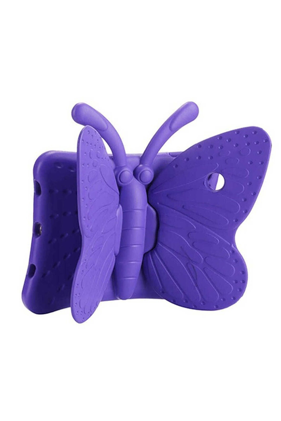 Apple iPad Mini 4 Uyumlu Zore Butterfly Standlı Tablet Kılıf Mor