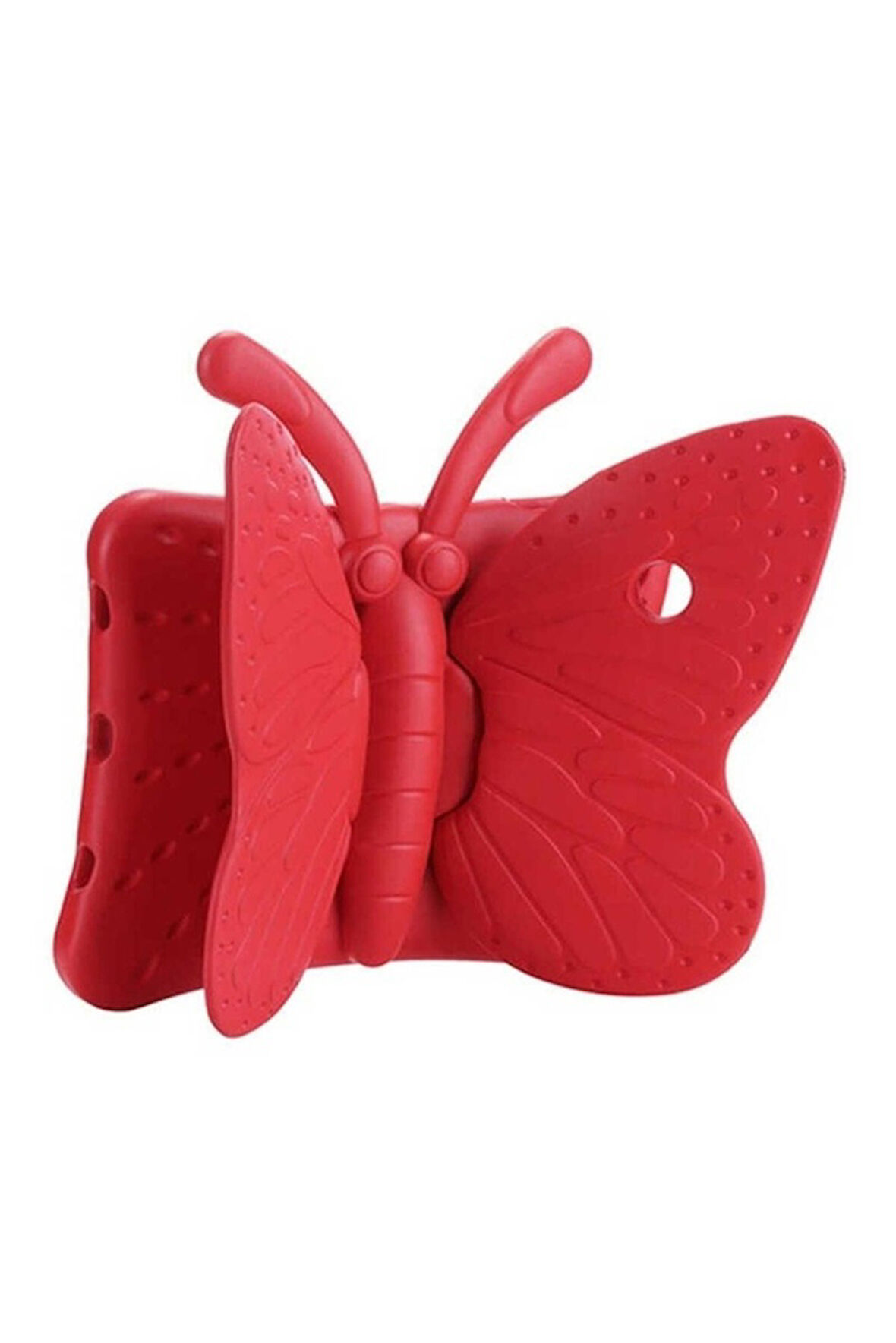 Apple iPad 10.2 (8.Nesil) Uyumlu Zore Butterfly Standlı Tablet Kılıf Kırmızı