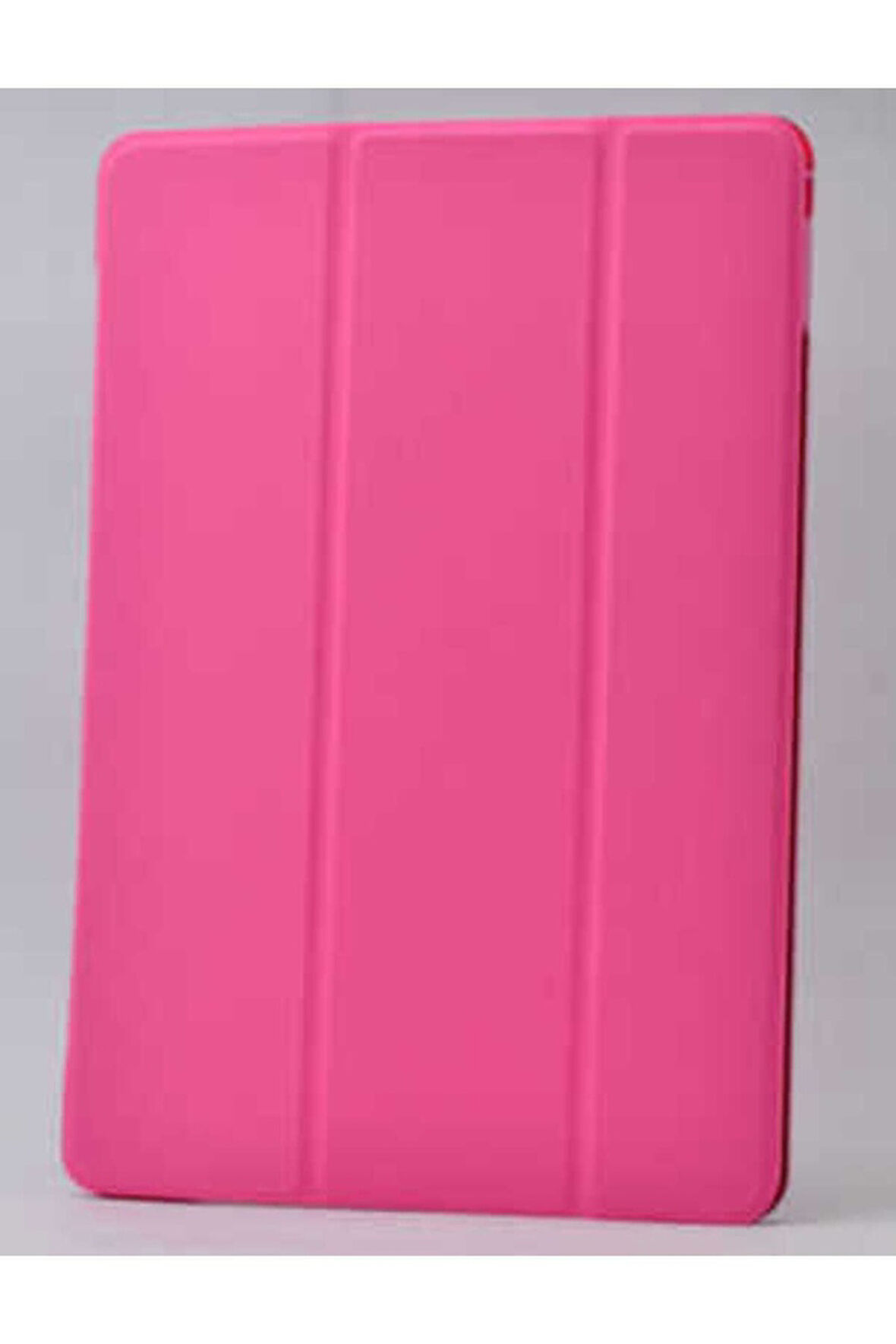 Apple iPad Mini 5 Uyumlu Zore Smart Cover Standlı 1-1 Kılıf Pembe Koyu
