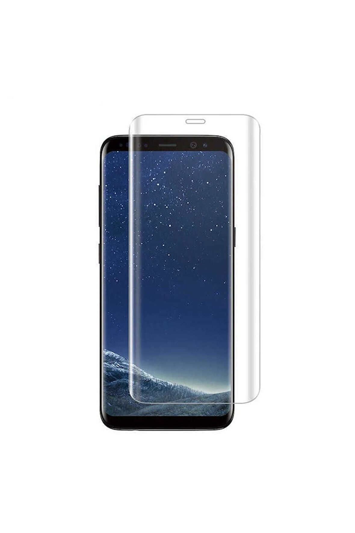 Samsung Galaxy S8 Plus Uyumlu Zore Süper Pet Ekran Koruyucu Jelatin Renksiz