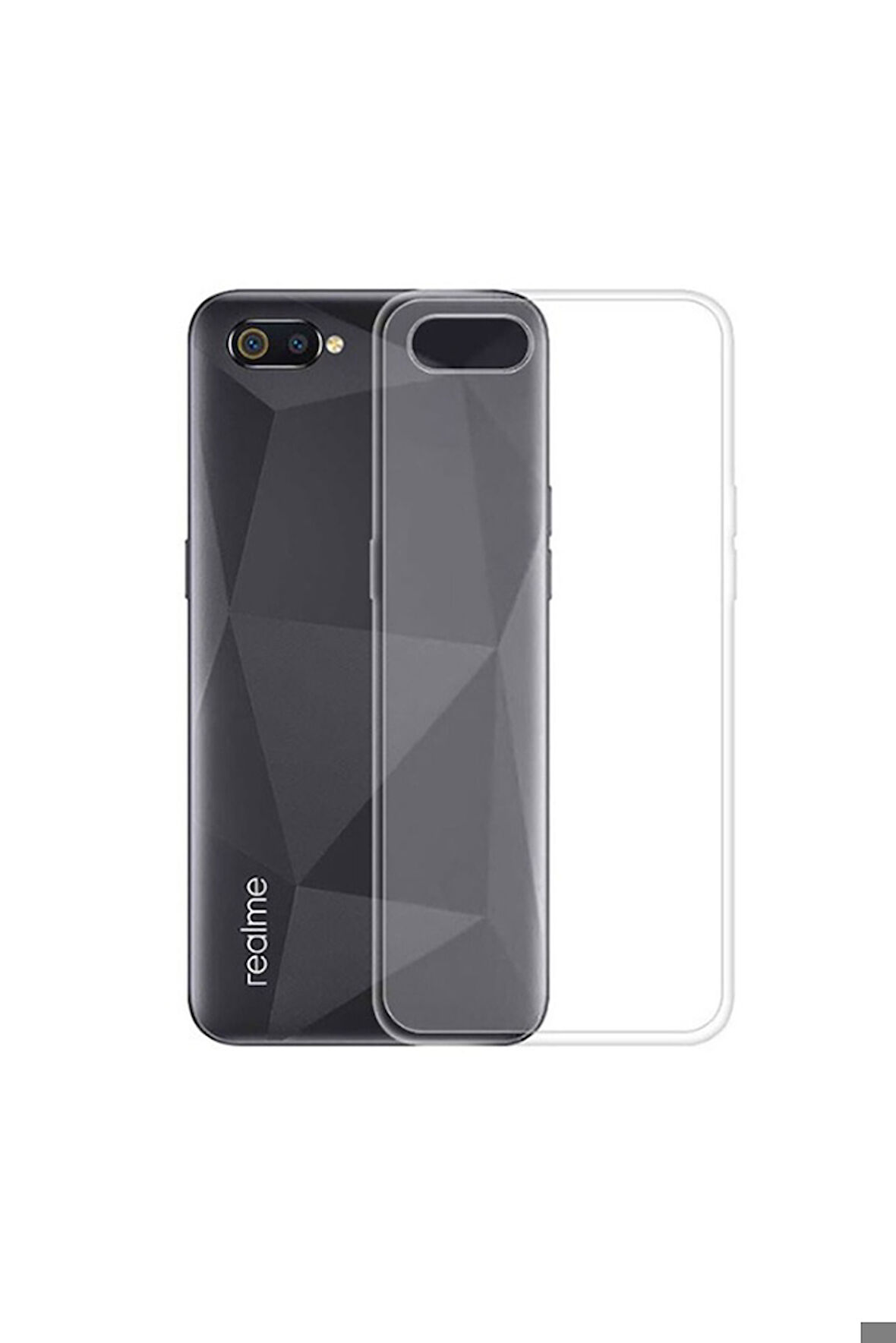 Realme C2 Uyumlu Kılıf Zore Süper Silikon Kapak