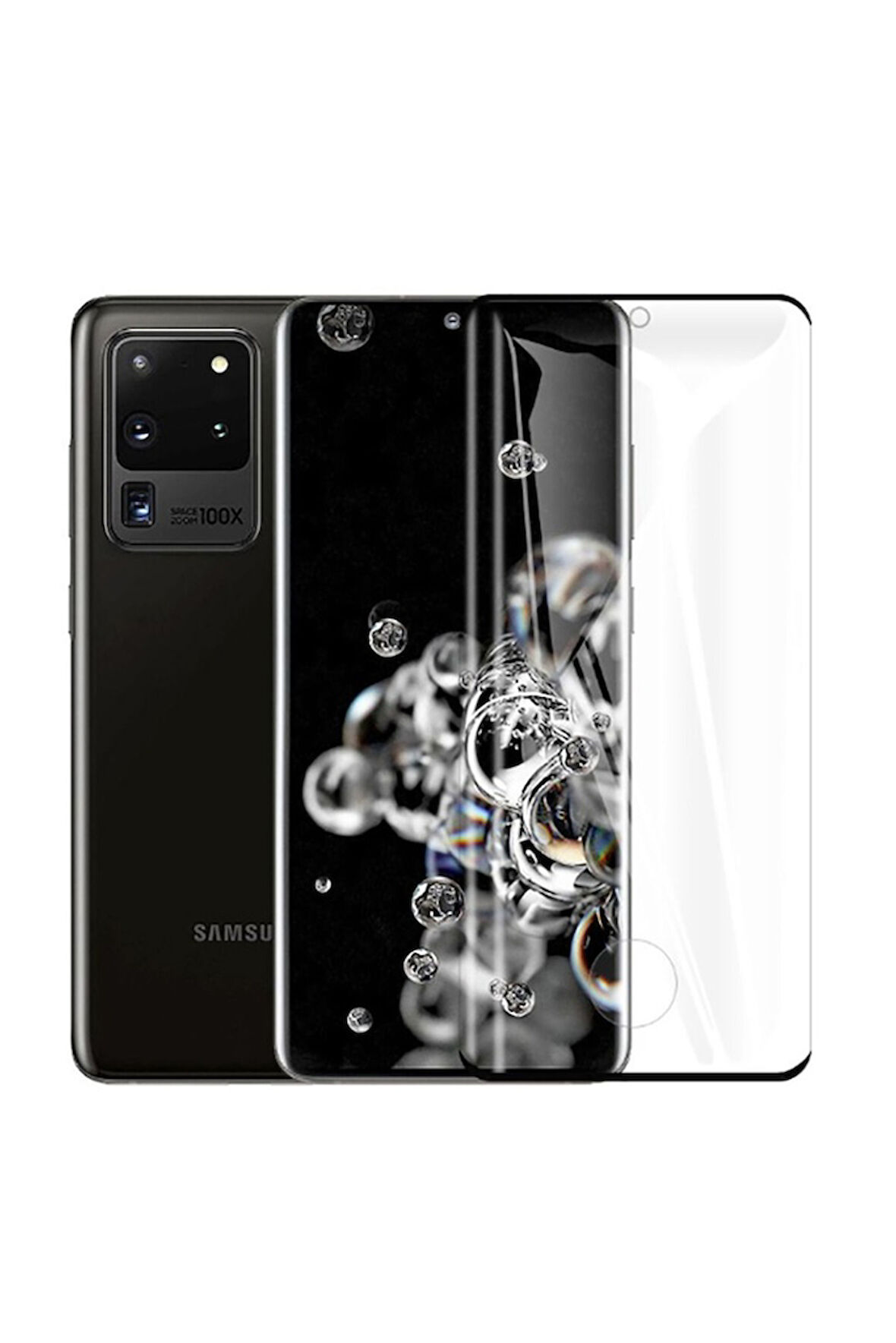 Samsung Galaxy S20 Ultra Uyumlu Zore Süper Pet Ekran Koruyucu Jelatin