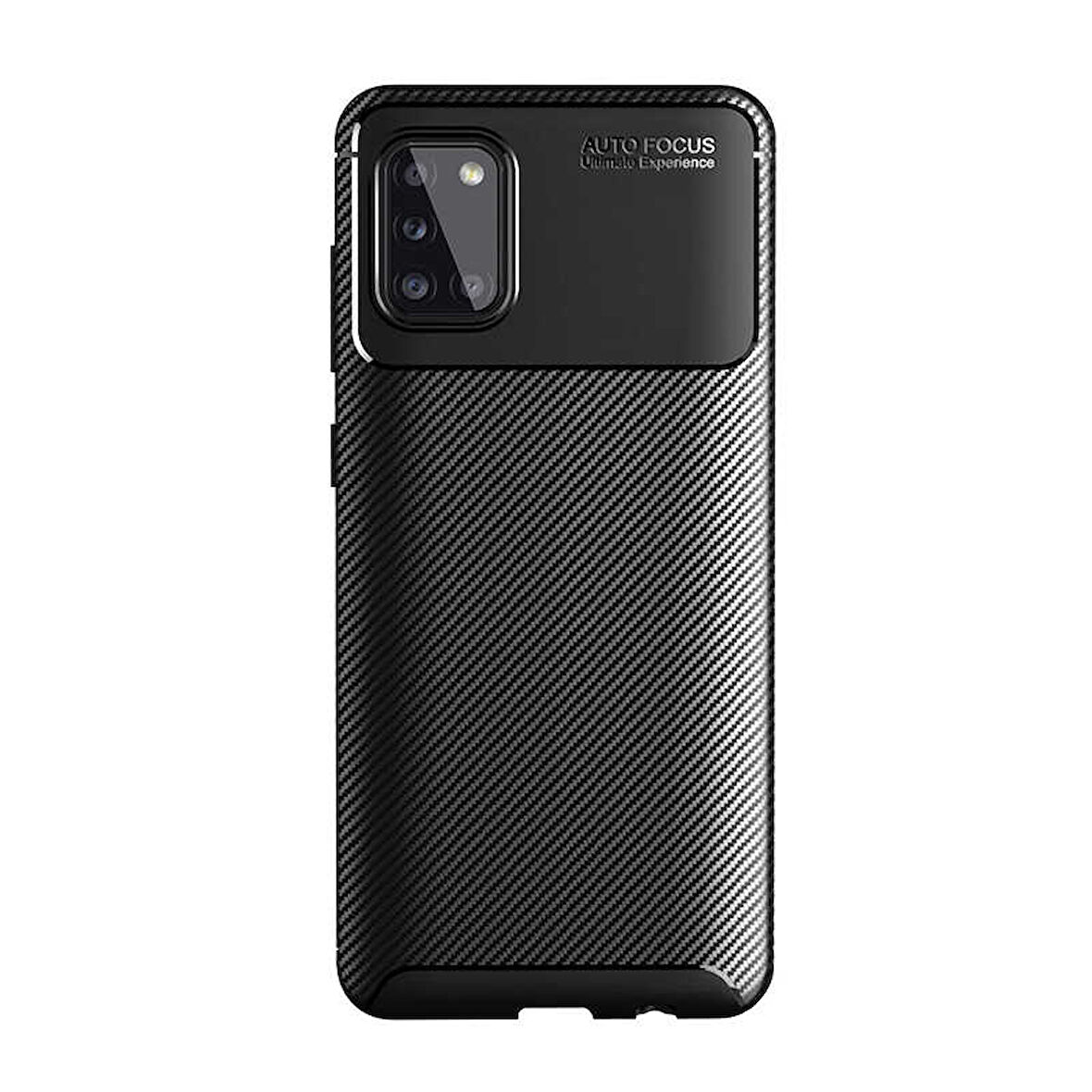 Samsung Galaxy A31 Uyumlu Kılıf Zore Negro Silikon Kapak Kahverengi