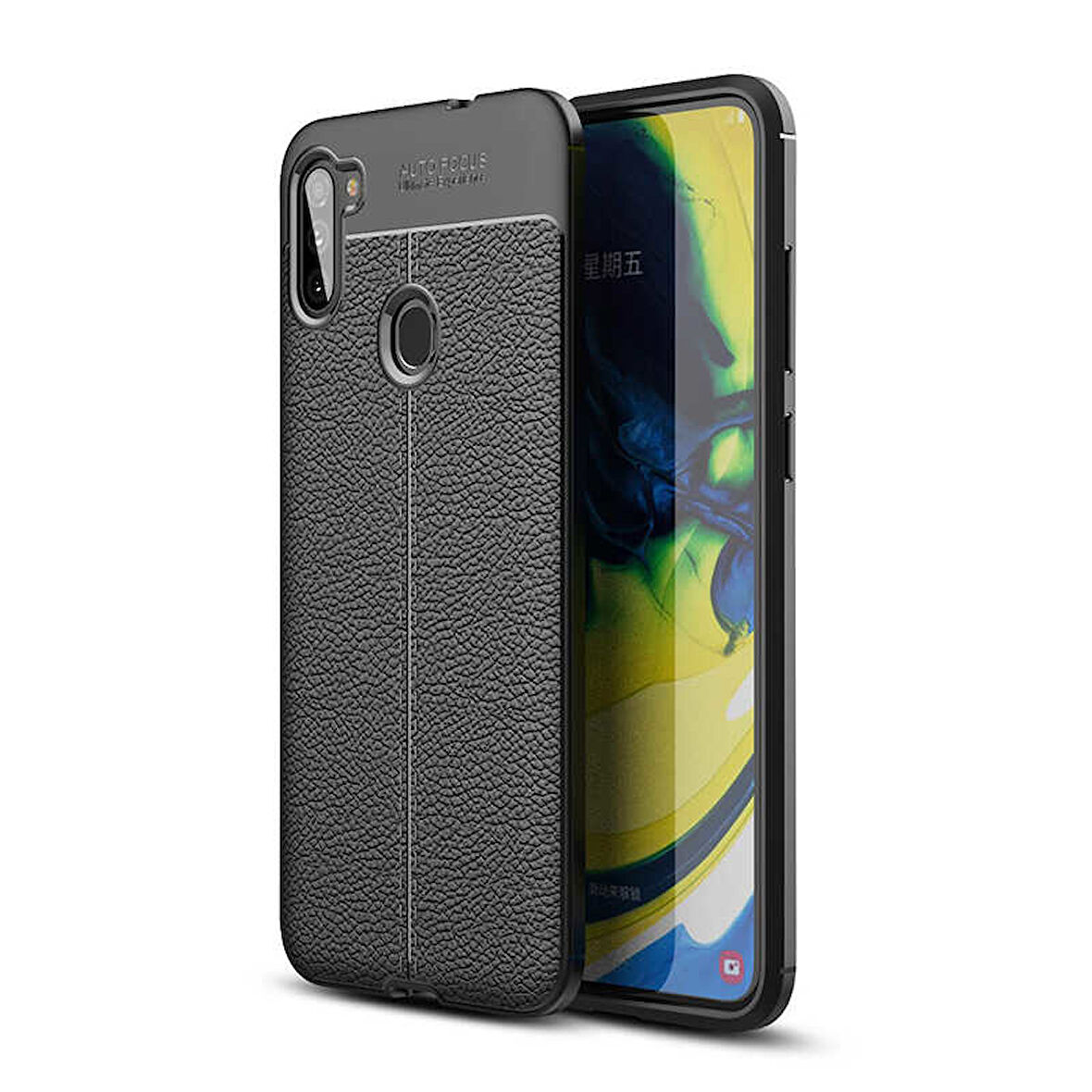 Samsung Galaxy M11 Uyumlu Kılıf Zore Niss Silikon Kapak Siyah