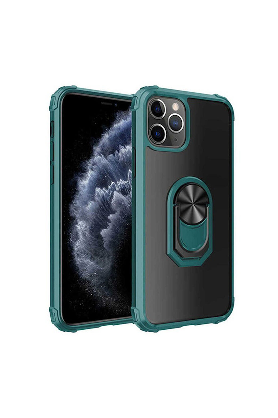 Apple iPhone 11 Pro Max Uyumlu Kılıf Zore Mola Kapak Yeşil