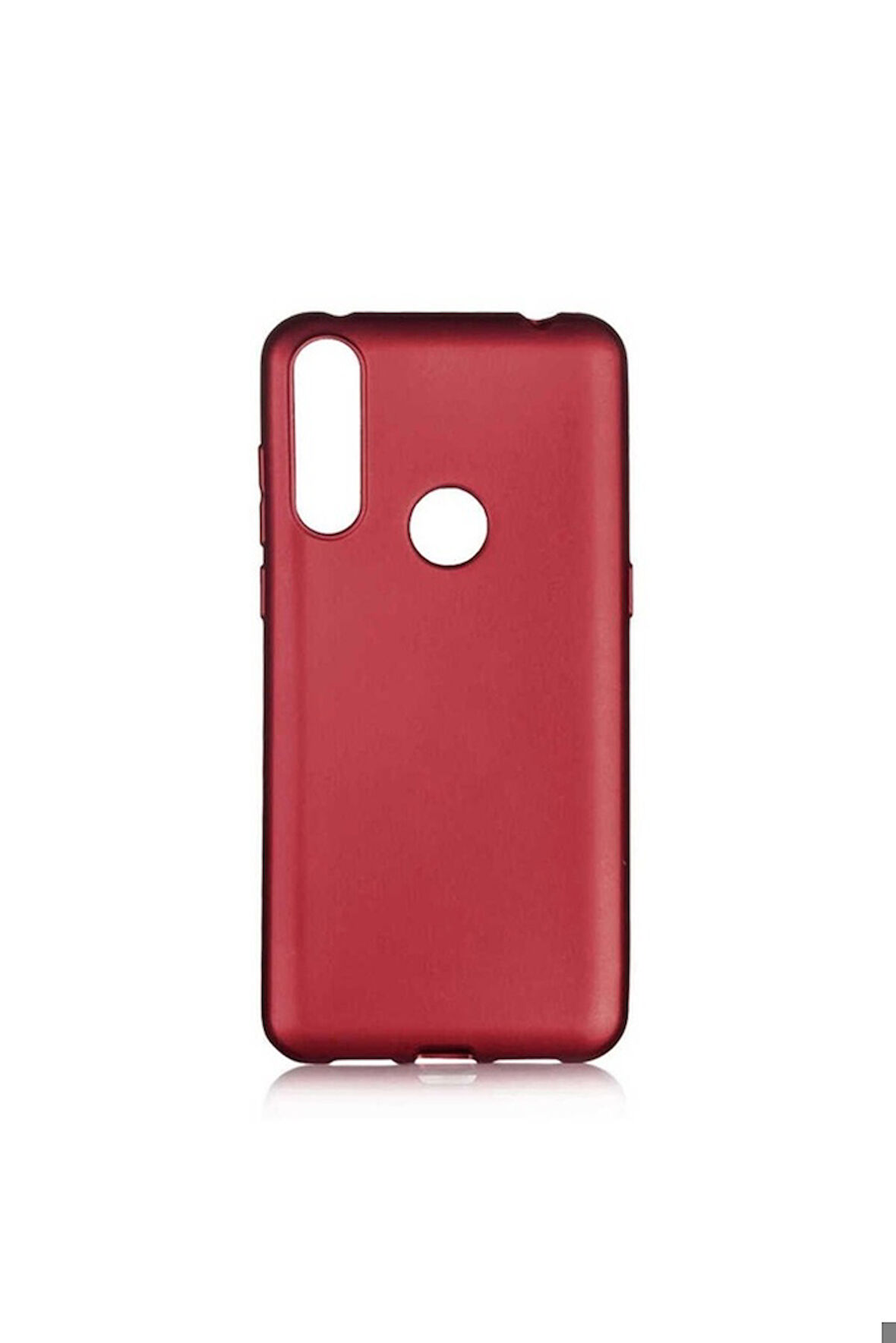 Alcatel 1S 2020 Uyumlu Kılıf Zore Premier Silikon Kapak Mürdüm