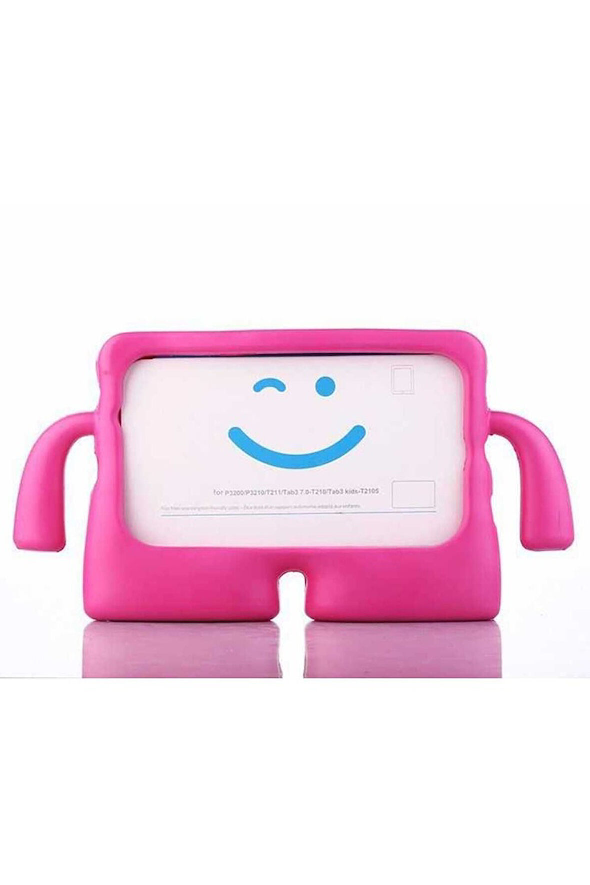 Samsung Galaxy Tab A 8.0 T290 (2019) Uyumlu Zore iBuy Standlı Tablet Kılıf Pembe Koyu