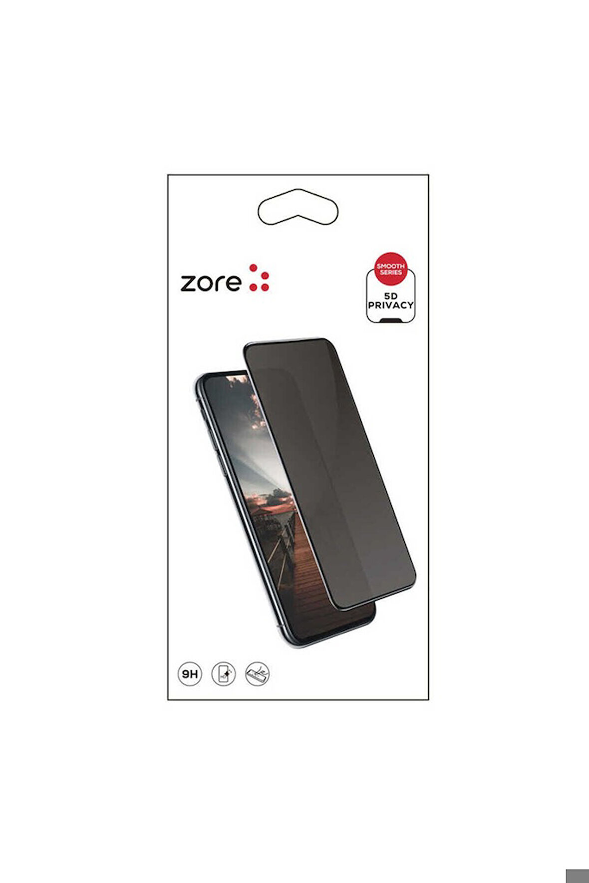 Huawei Mate 20 Lite Uyumlu Zore New 5D Privacy Temperli Ekran Koruyucu