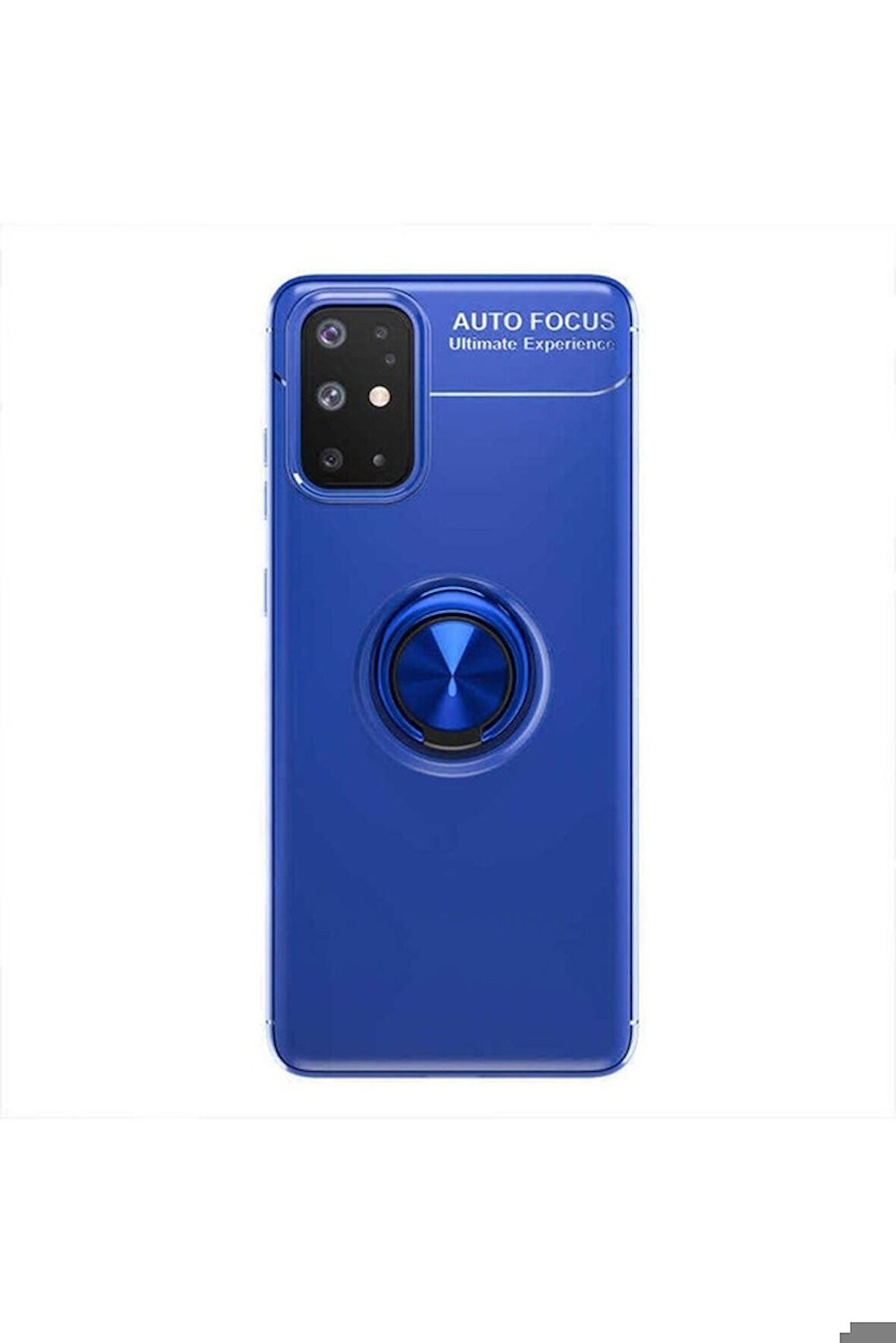 Samsung Galaxy A31 Uyumlu Kılıf Zore Ravel Silikon Kapak Mavi