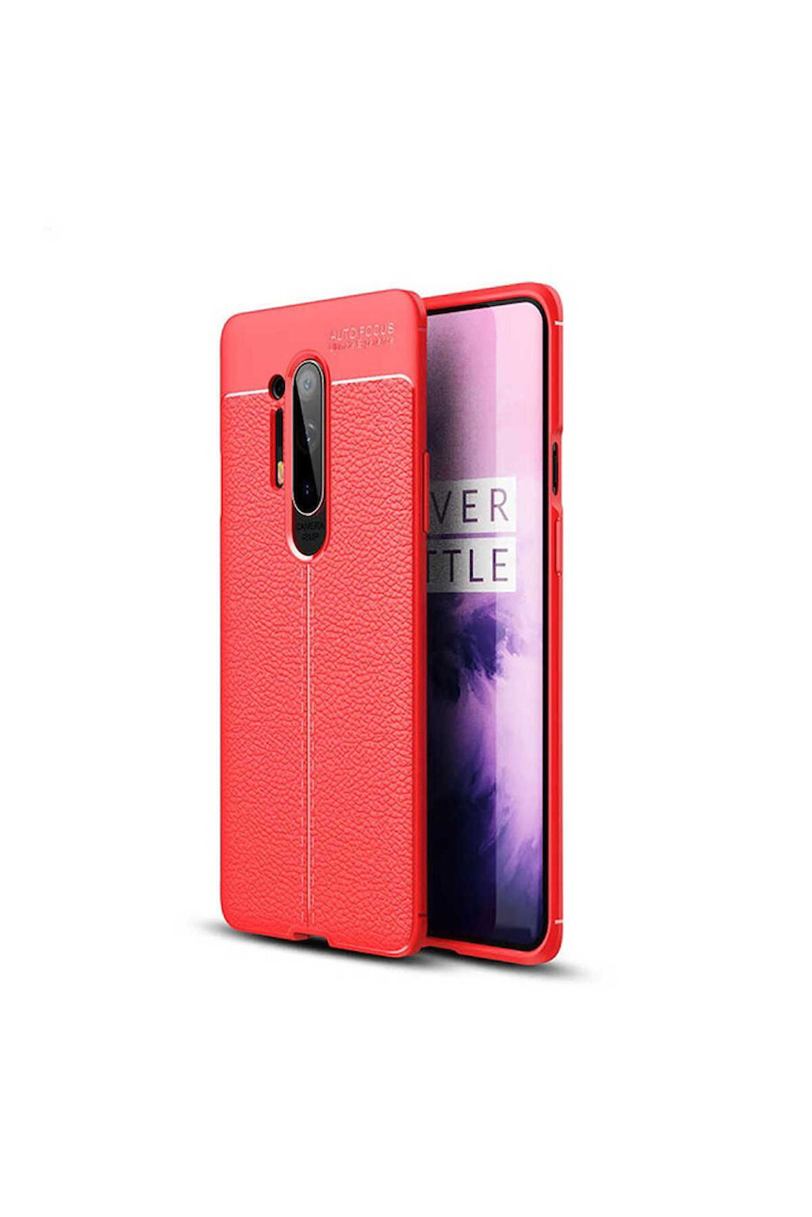 OnePlus 8 Pro Uyumlu Kılıf Zore Niss Silikon Kapak Kırmızı