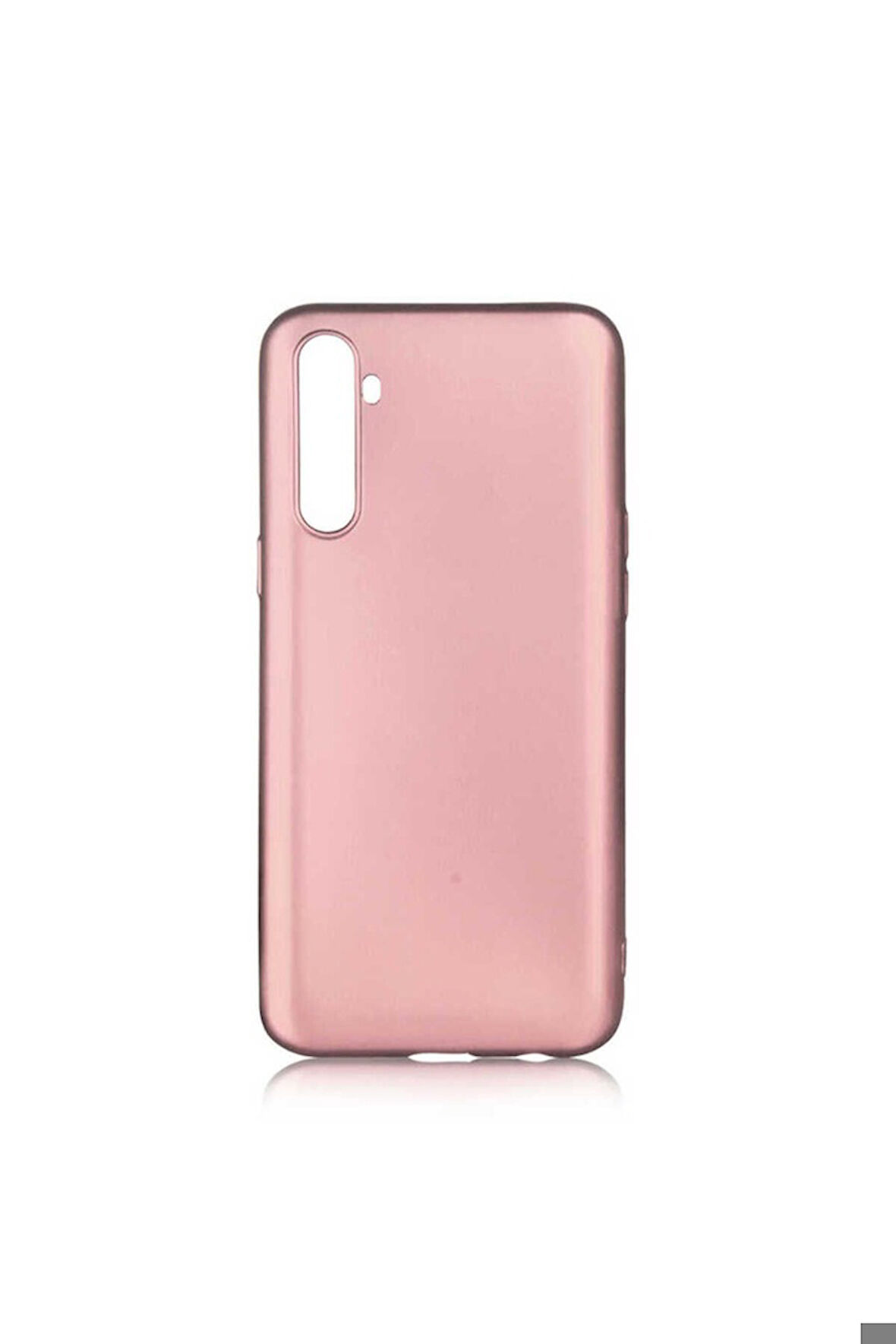 Realme 6 Uyumlu Kılıf Zore Premier Silikon Kapak Rose Gold