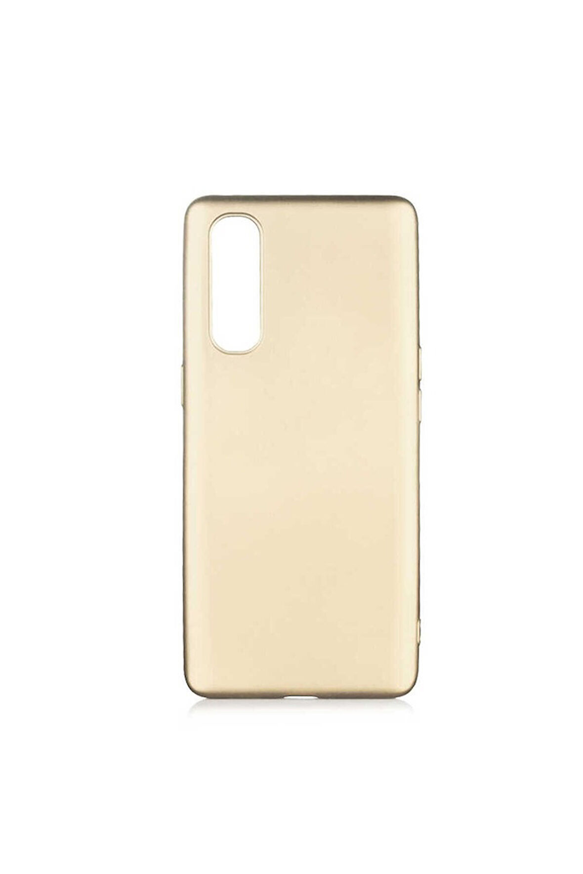Oppo Reno 3 Pro 5G Uyumlu Kılıf Zore Premier Silikon Kapak Gold