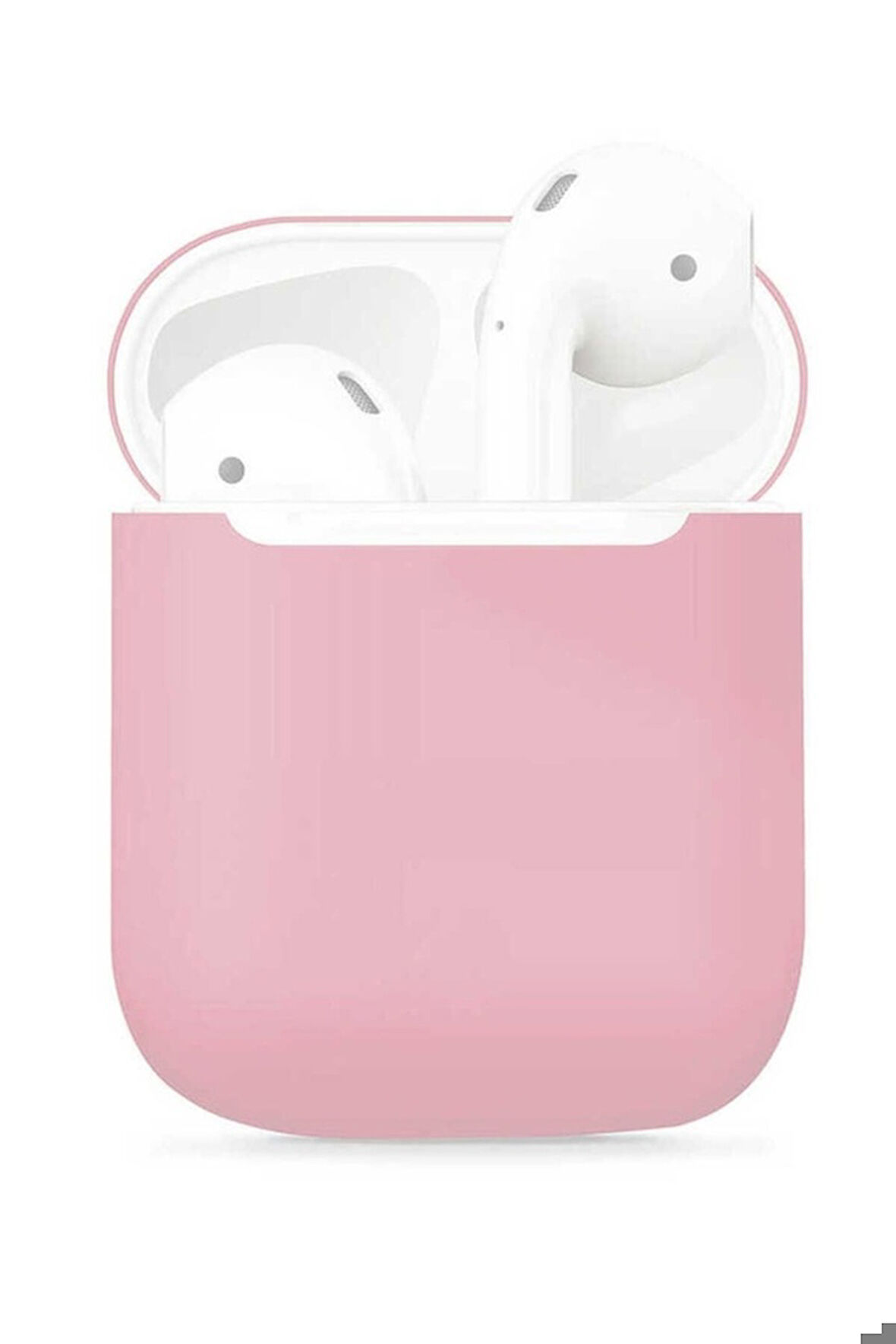 Apple Airpods Uyumlu Kılıf Zore Airbag 13 Silikon Pembe